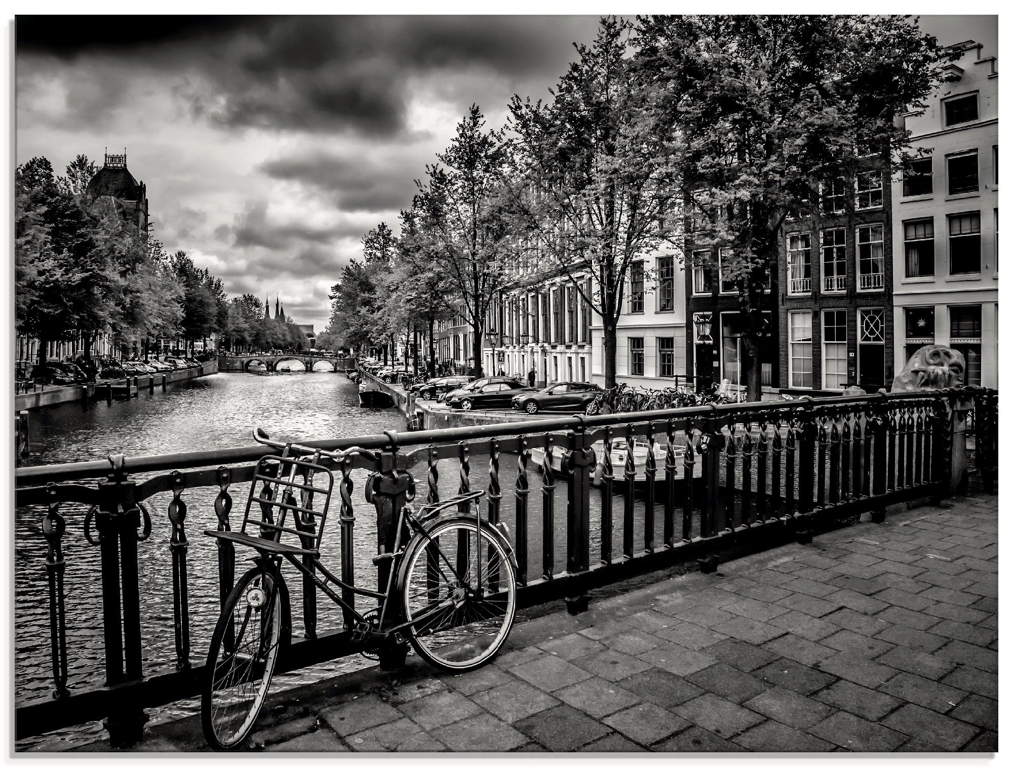 Artland Glasbild »Amsterdam Keizergracht I«, Niederlande (1 Stück)-Otto