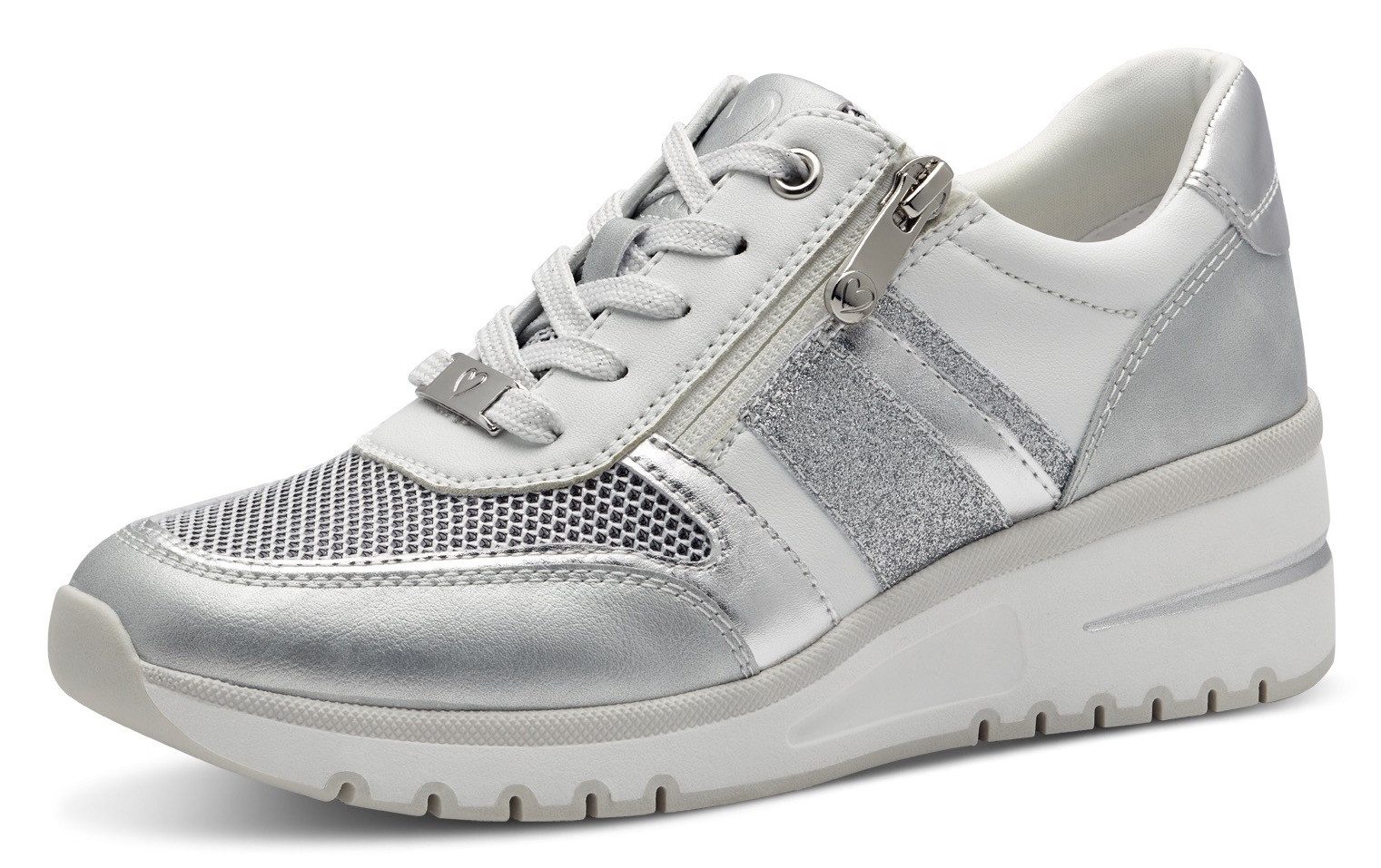 MARCO TOZZI Keilsneaker, Freizeitschuh, Halbschuh, Schnürschuh günstig online kaufen
