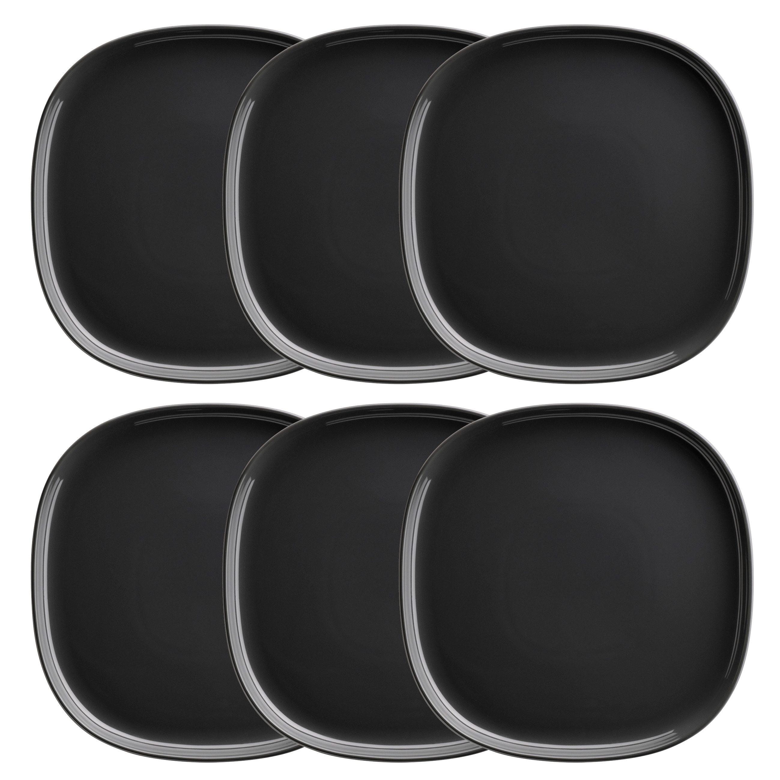 MÄSER Teller-Set Skagen (6-tlg), 6 Personen, Porzellan