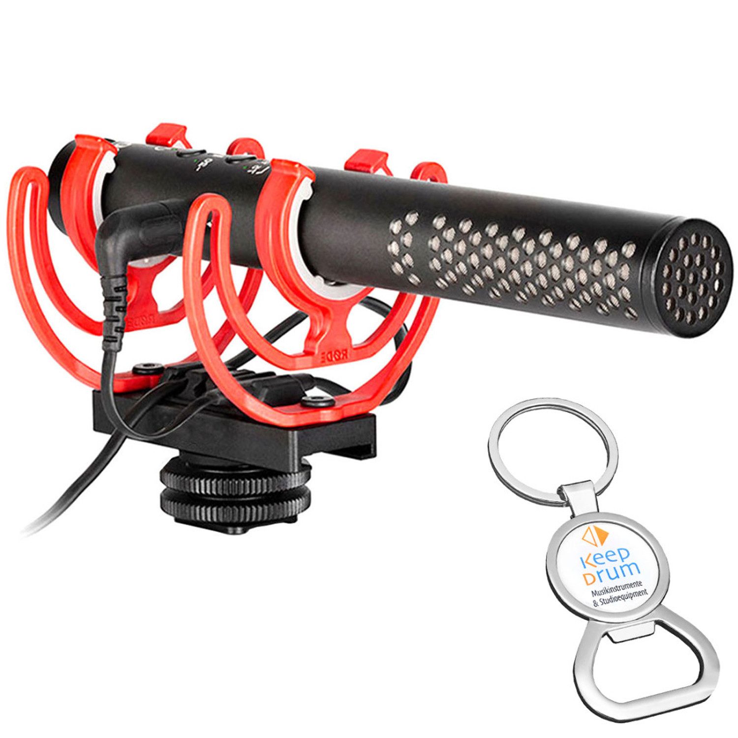 Mikrofon Rode Videomic NTG Mikrofon mit Flaschenöffner