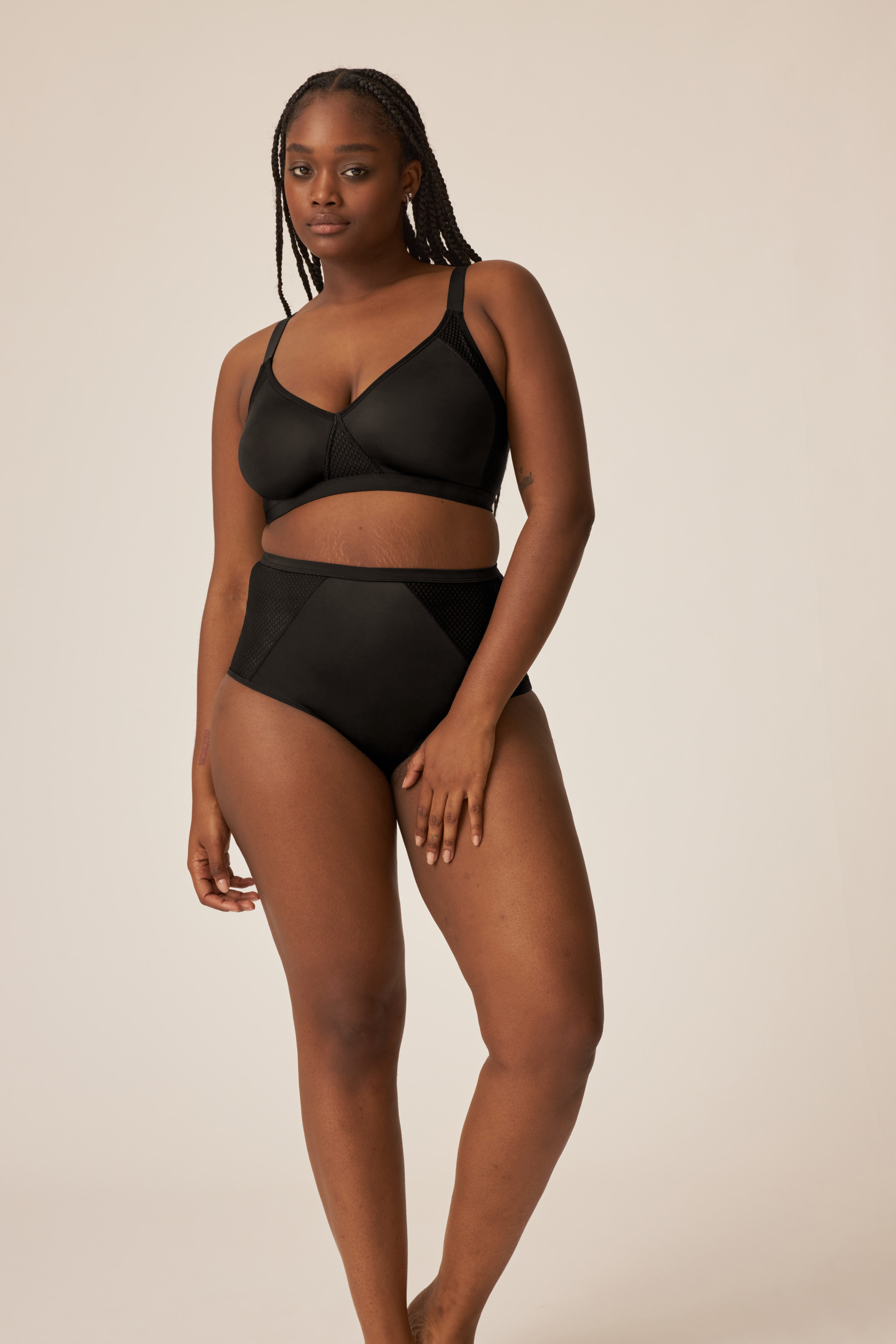 Naturana Bügelloser BH Modern Minimizer verstellbare Träger, ohne Bügel, feminin, bequem