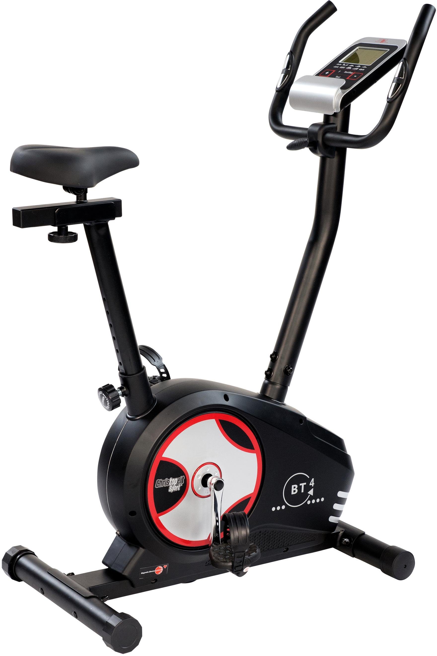 Christopeit Sport® Ergometer BT 4 (mit Tablet-Halterung), 120 kg max. Benutzergewicht, Fahrrad, 24 Widerstandsstufen