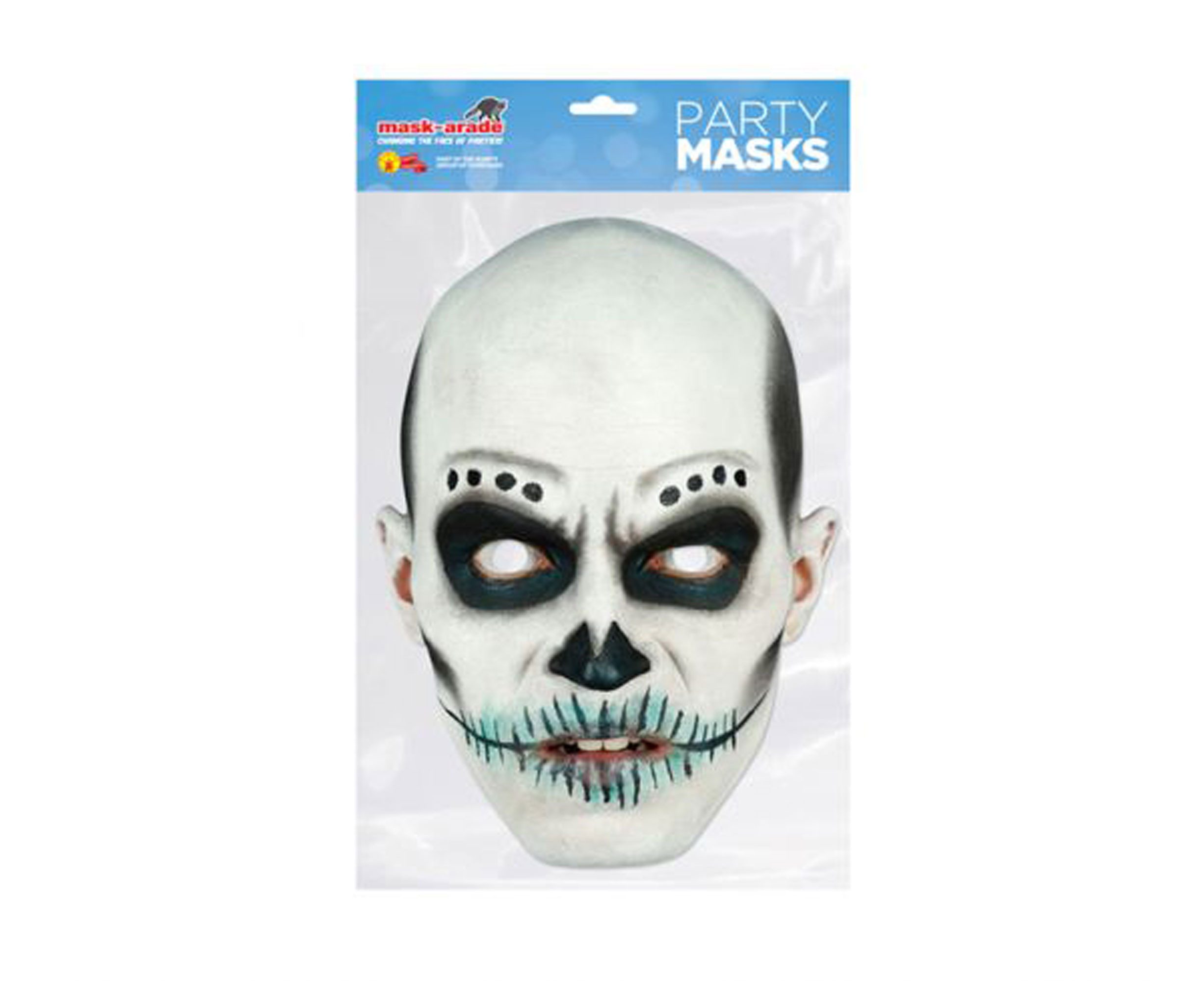 Verkleidungsmaske Day of the Dead - Masken - Mann weiß - Maske