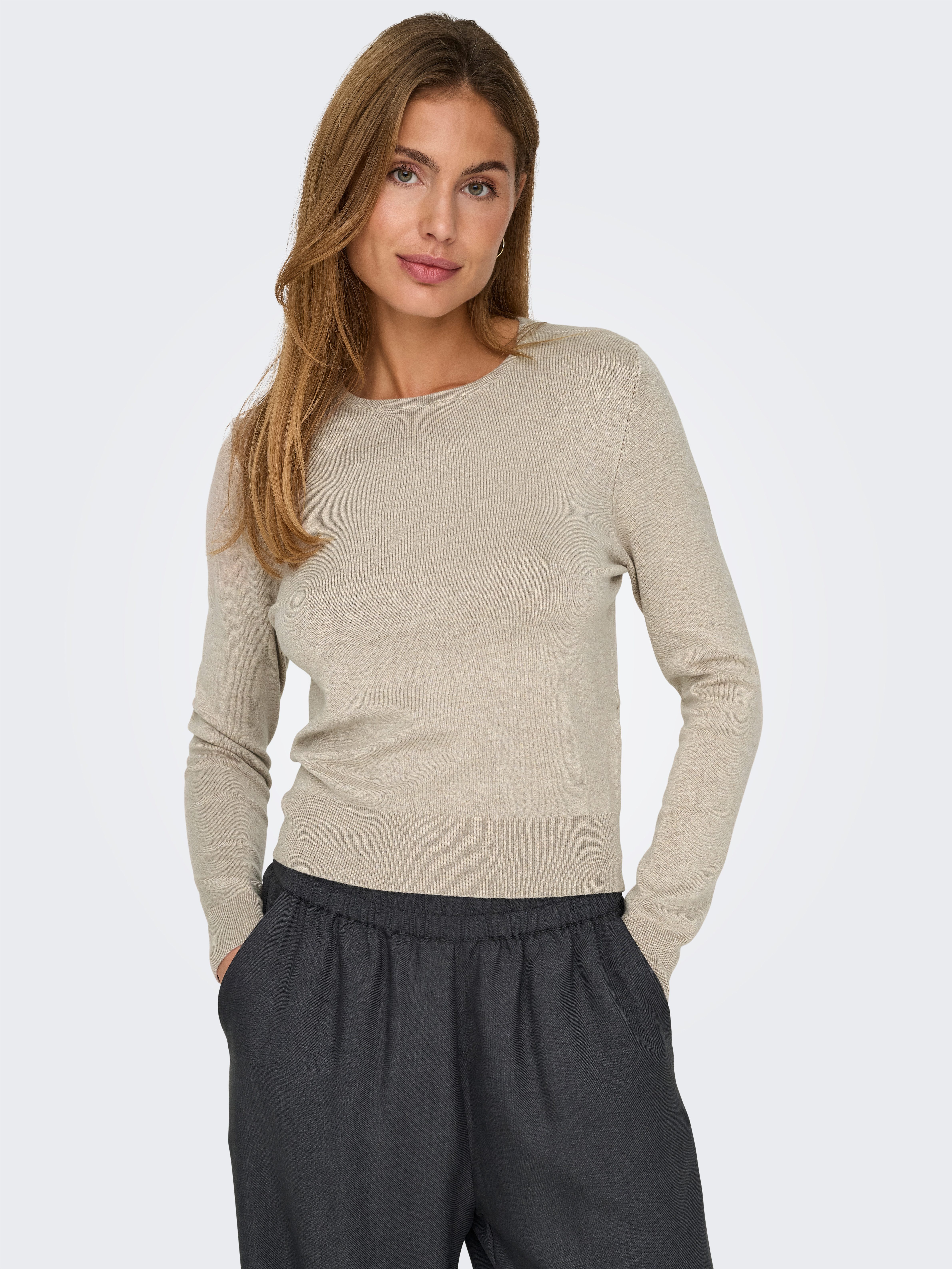 Strickpullover ONLVENICE LIFE LS ONECK PULLOVER KNT NCA