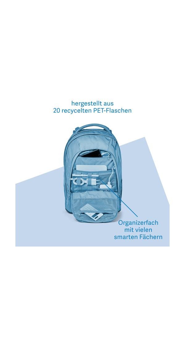 Satch Schulrucksack pack (1-tlg), größenverstellbares Rückensystem