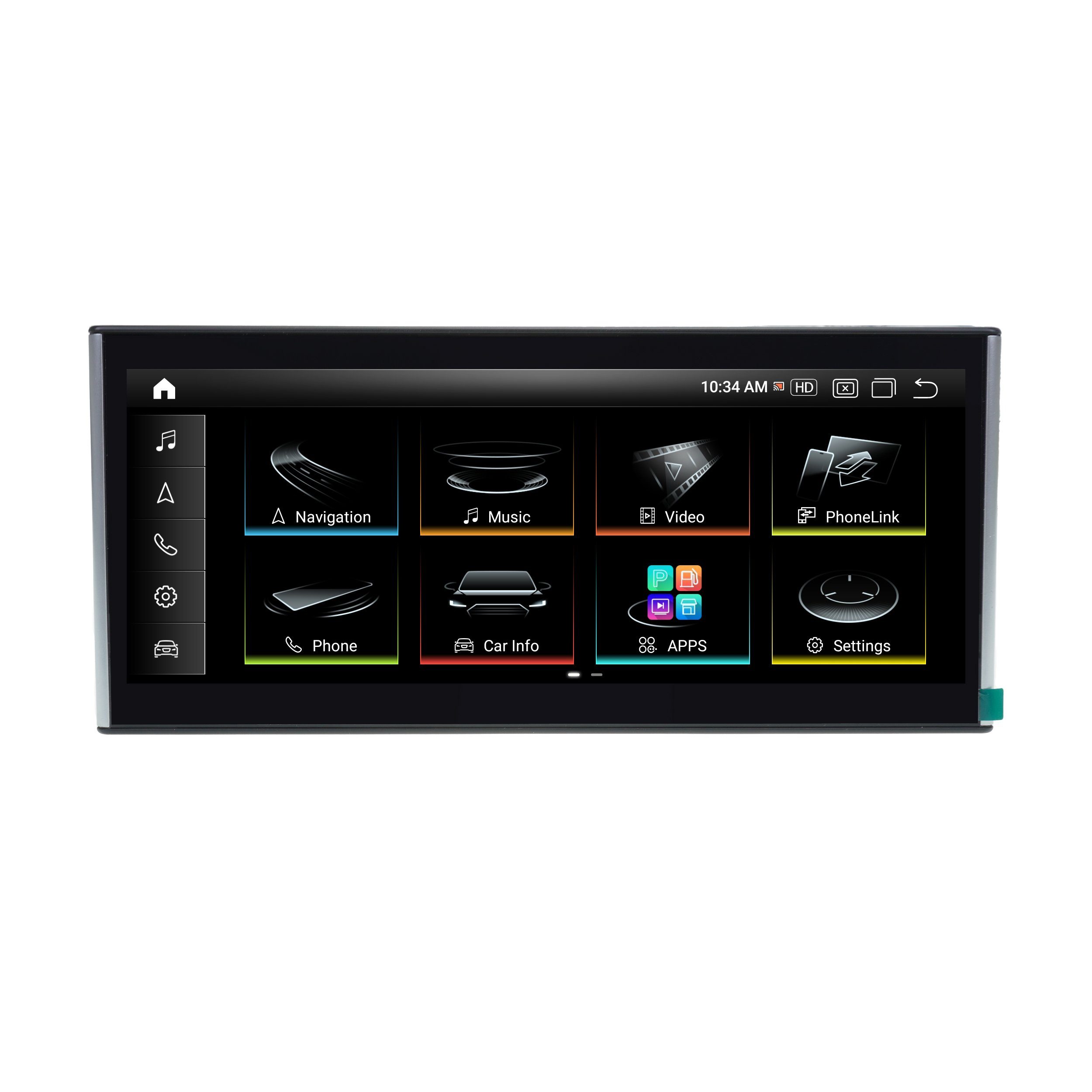 TAFFIO Für Audi A4 8K B8 A5 MMI 3G 10.25" Touchscreen Android USB GPS Carplay Einbau-Navigationsgerät