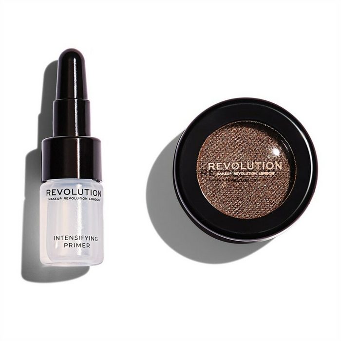 MAKE UP REVOLUTION Primer Makeup Revolution Flawless Foils metallischer Lidschatten+overcome
