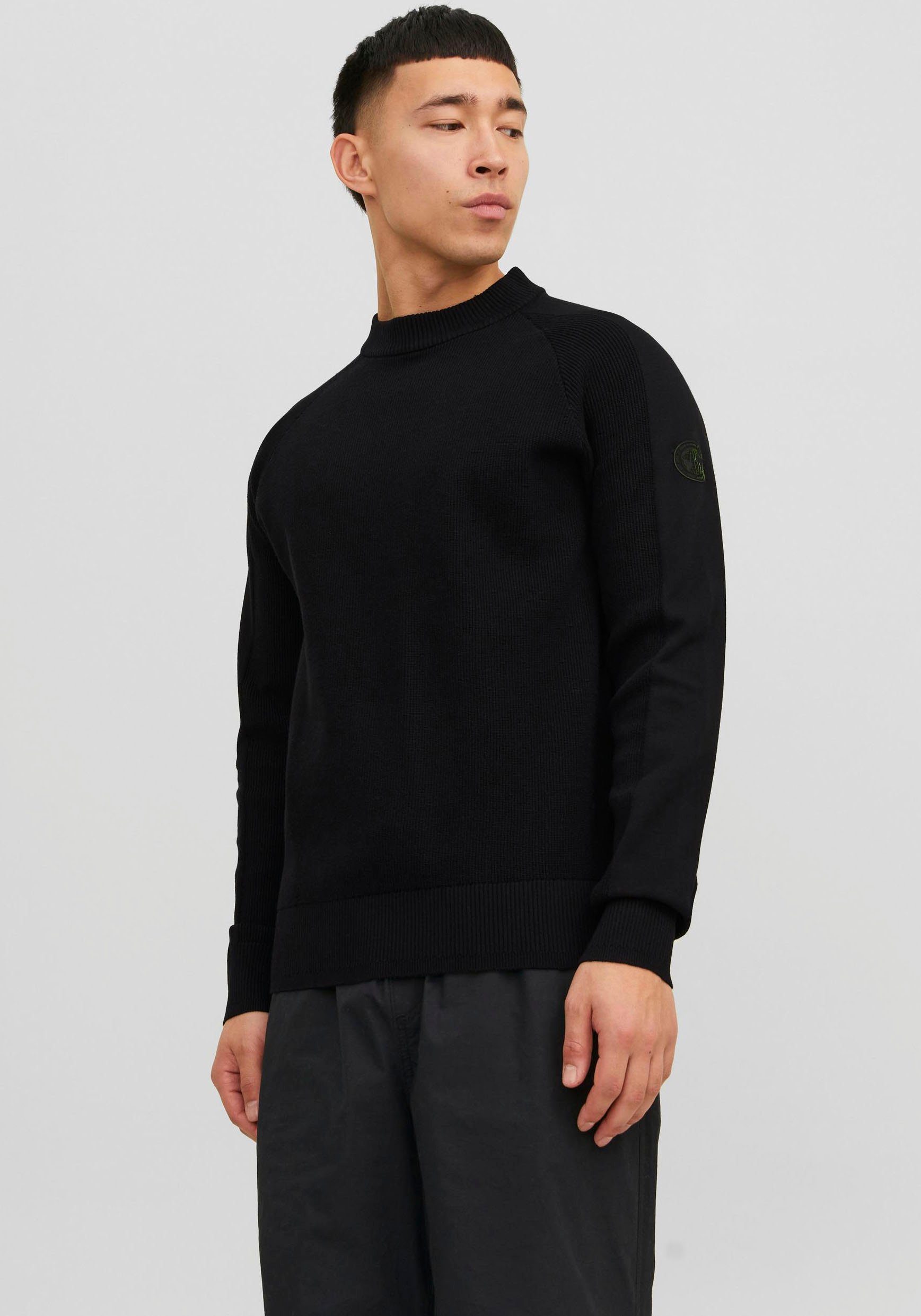 Jack & Jones Stehkragenpullover JCOFILO KNIT MOCK NECK SN