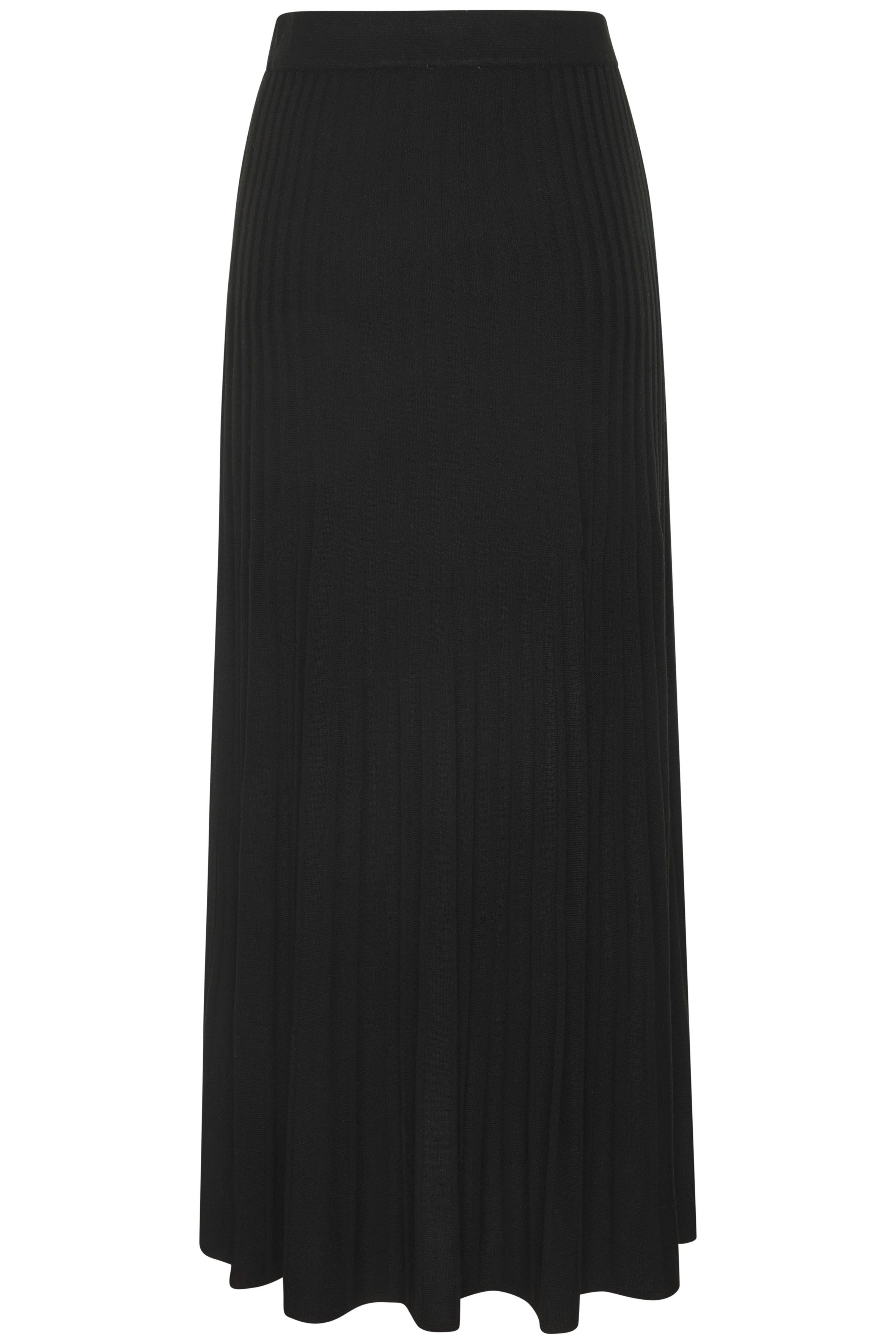 LASCANA Strickrock in Plisseeoptik, eleganter Maxirock aus Strukturstrick