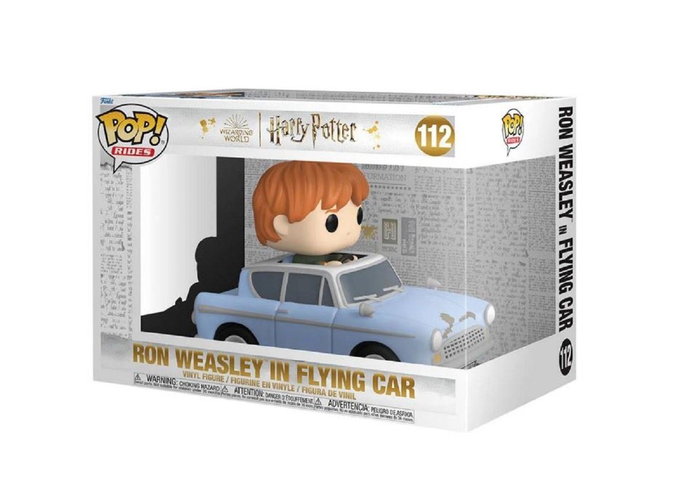 Rides In Ron Potter: #112 POP! Actionfigur Funko Flying Car Weasley Harry : Funko -