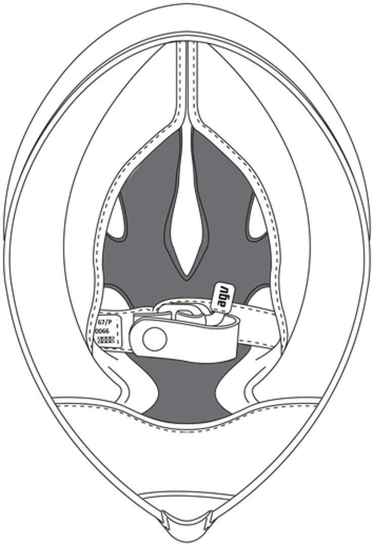 Motorradhelm Pista GP R Helmkronenpolster