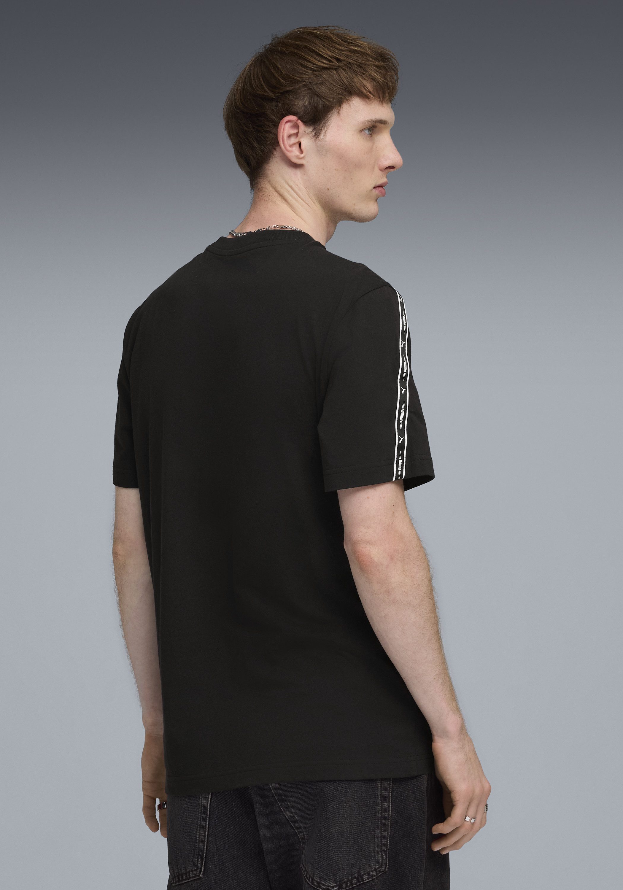 PUMA T-Shirt ESS TAPE TEE Regular Fit, Kurzarm, für sportlichen Look, aus B günstig online kaufen