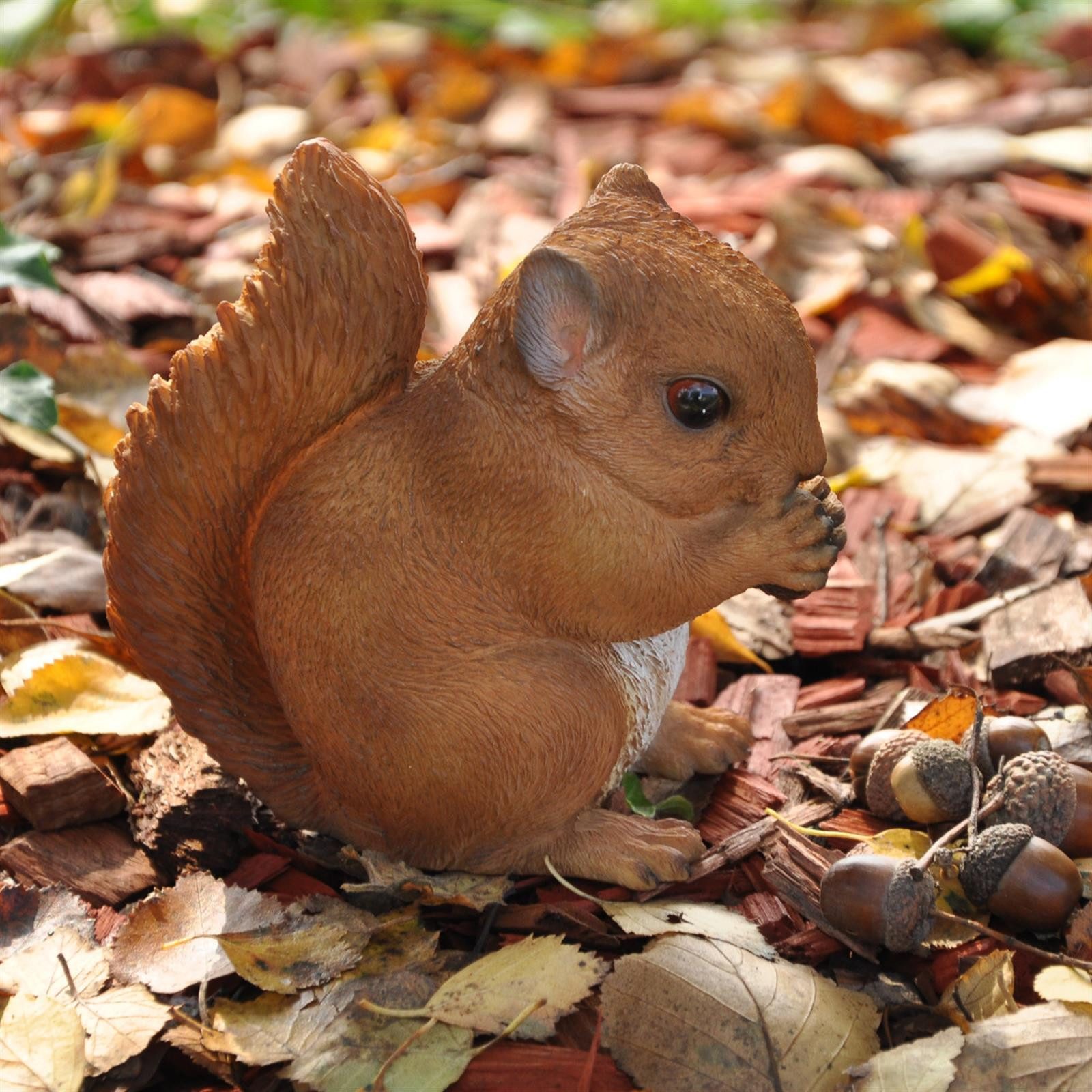 dazikemo Gartenfigur Dekofigur Gartenfigur Eichhörnchen