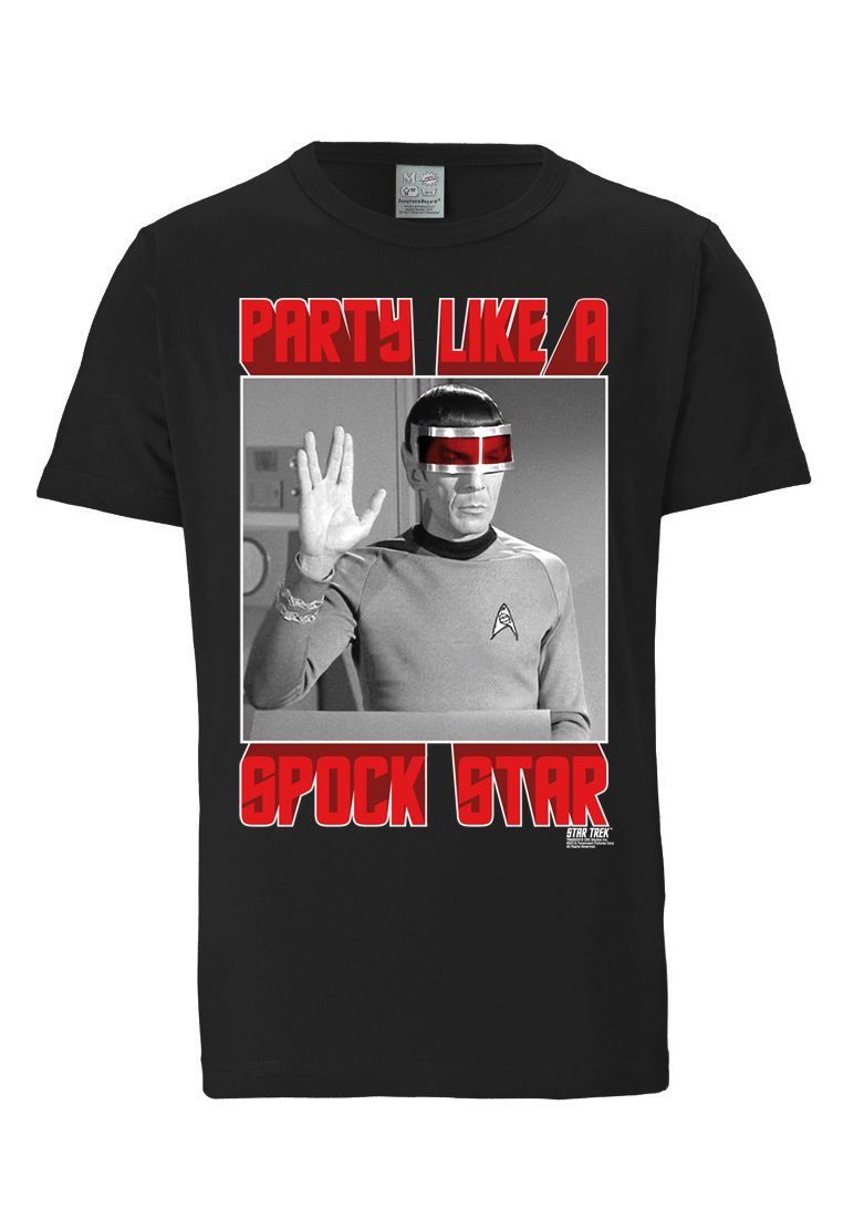 Spock LOGOSHIRT mit hochwertigem T-Shirt Siebdruck
