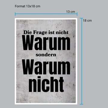 wandmotiv24 Poster Spruch, Motivation, Beton, Sprüche (1 St), Wandbild, Wanddeko, Poster in versch. Größen