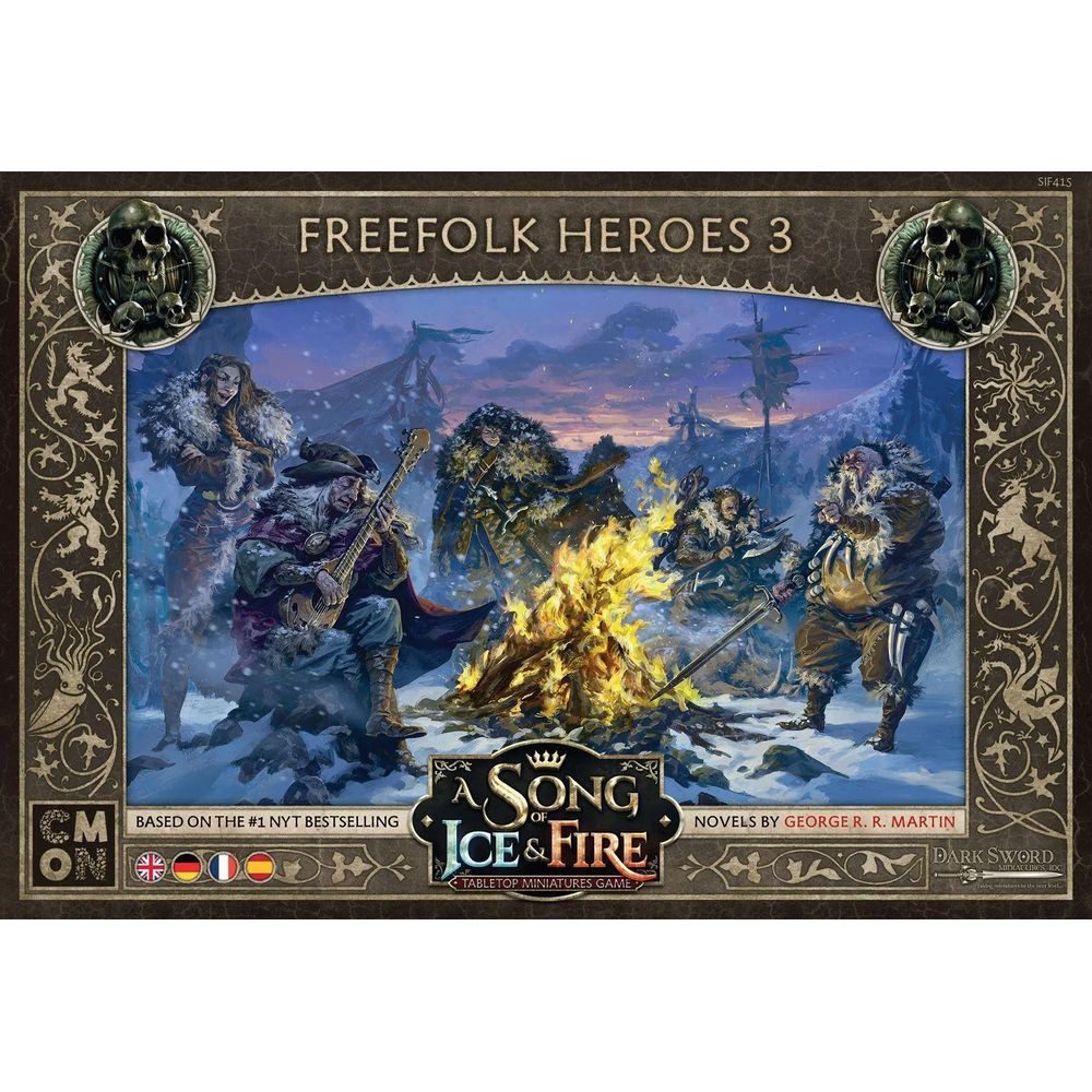 Asmodee Spiel A Song of Ice & Fire - Free Folk Heroes 3 (Helden des Freien Volks 3)