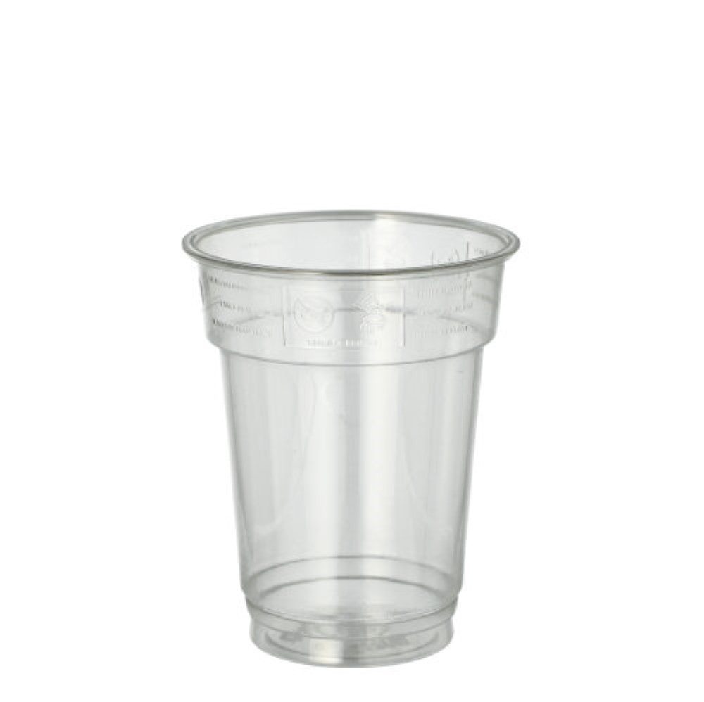 Becher 40 Trinkbecher "Hurricane", PET 0,2 l Ø 7,8 cm · 9,7 cm glasklar