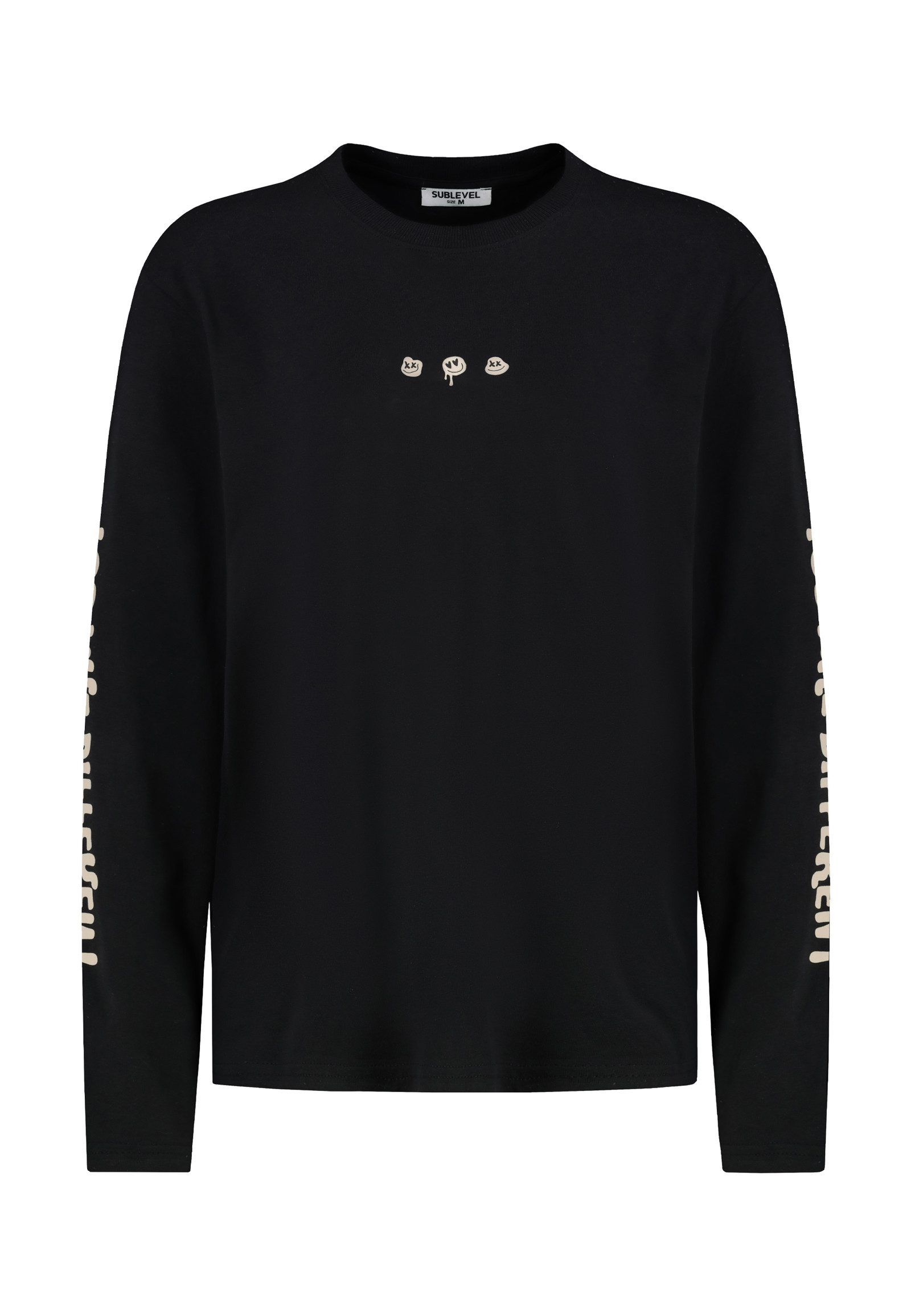 SUBLEVEL Langarmshirt Damen Langarm-Shirt mit Rückenprint günstig online kaufen