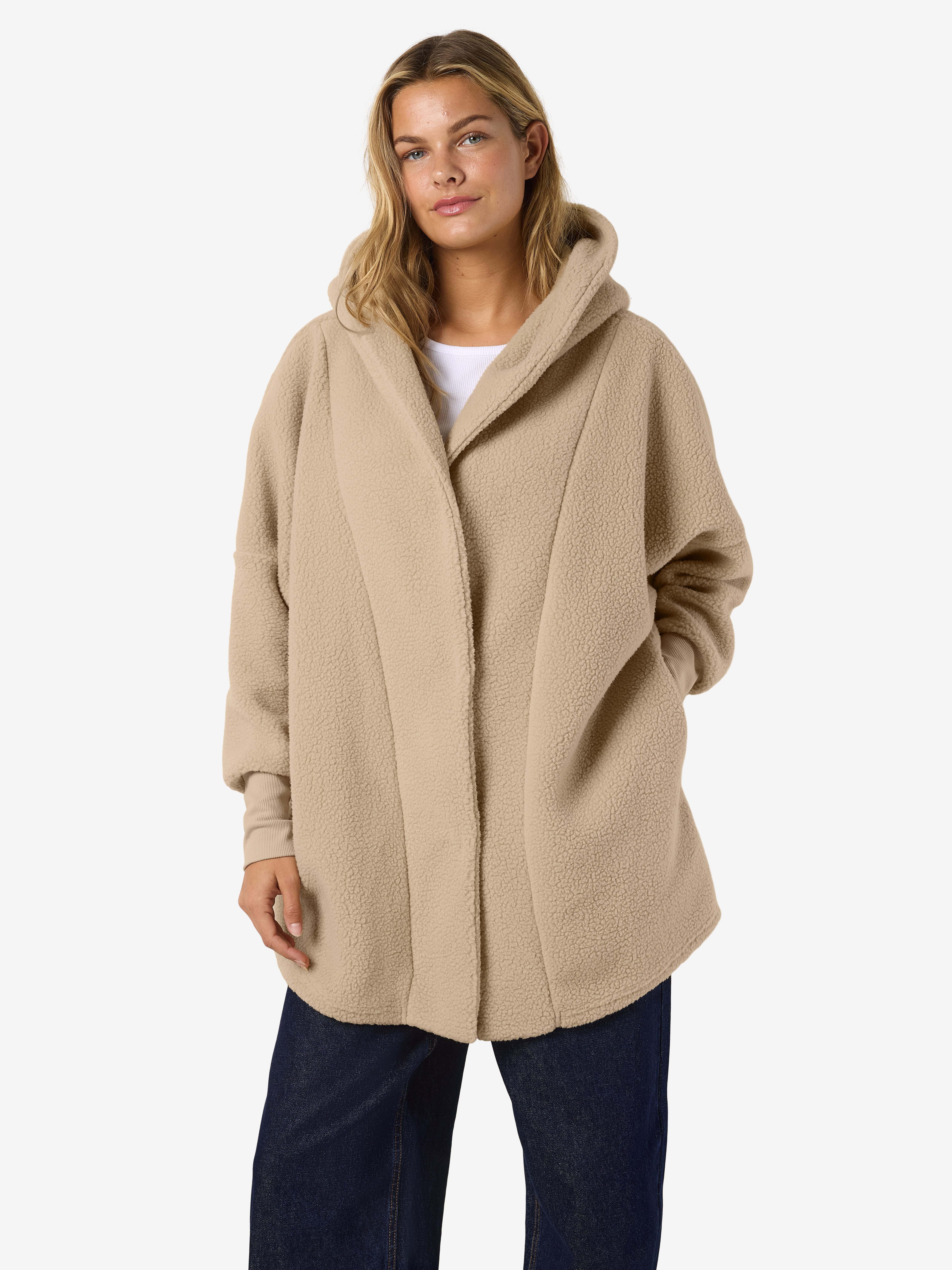 Noisy may Kapuzensweatjacke NMCOZY L/S LONG SHACKET W HOOD JRS NOOS günstig online kaufen