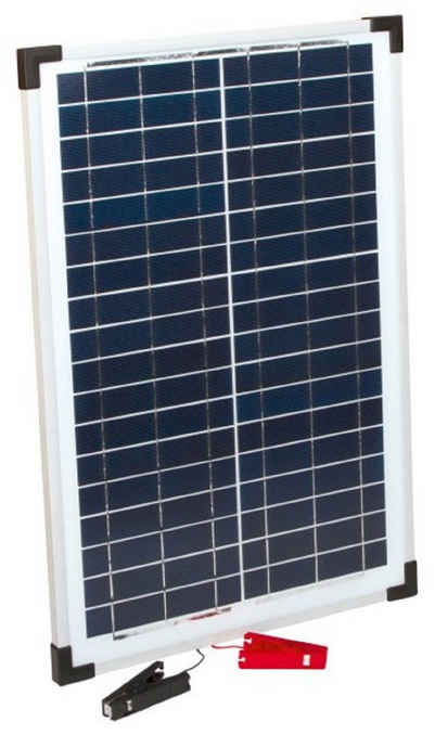 Kerbl Weidenzaun Kerbl Solarmodul 25 W incl. Edelstahlhalterung