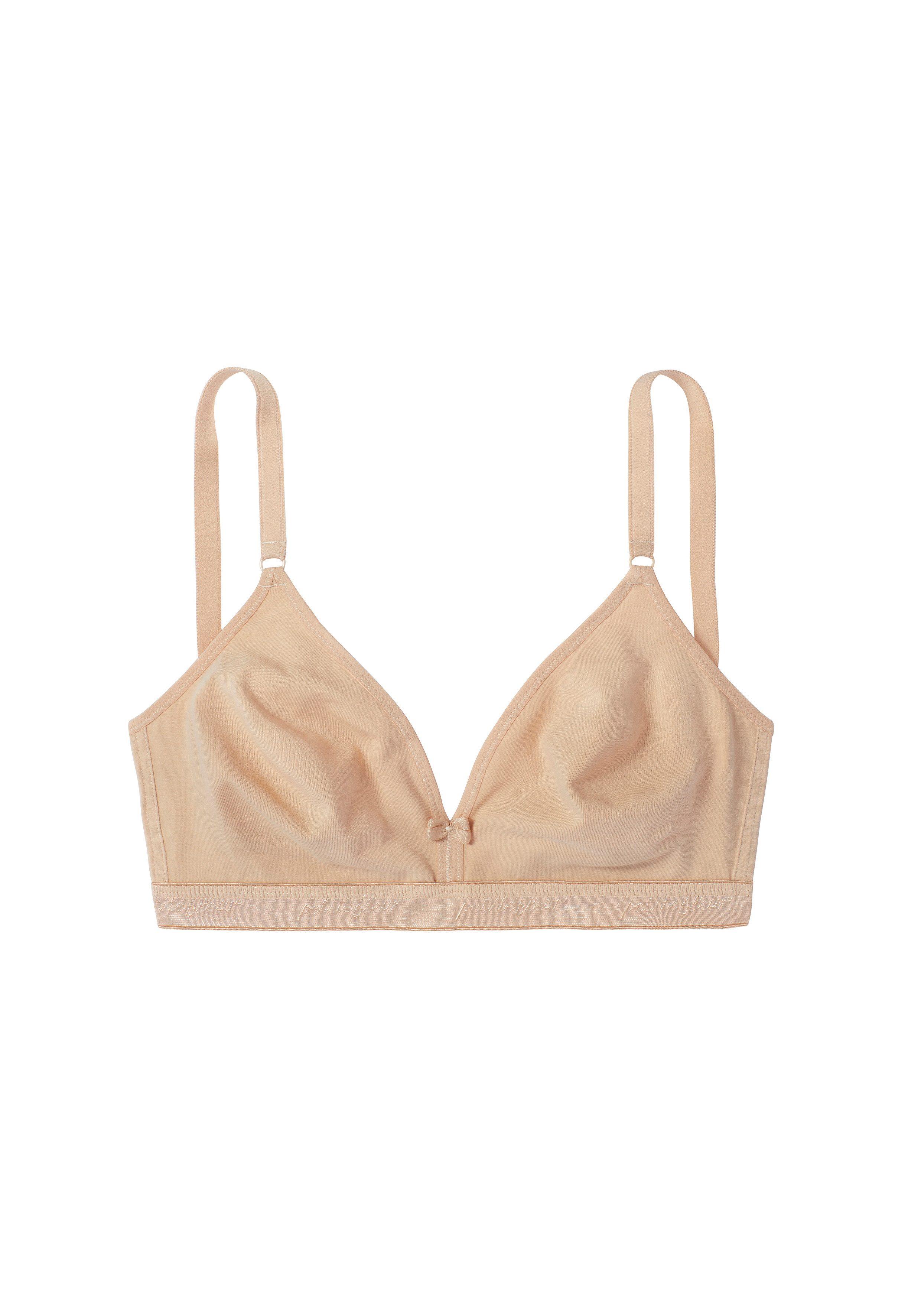 petite fleur Bralette-BH (Packung, 3 Stück) ohne Bügel im Triangel-Schnitt aus Baumwolle, Basic Dessous
