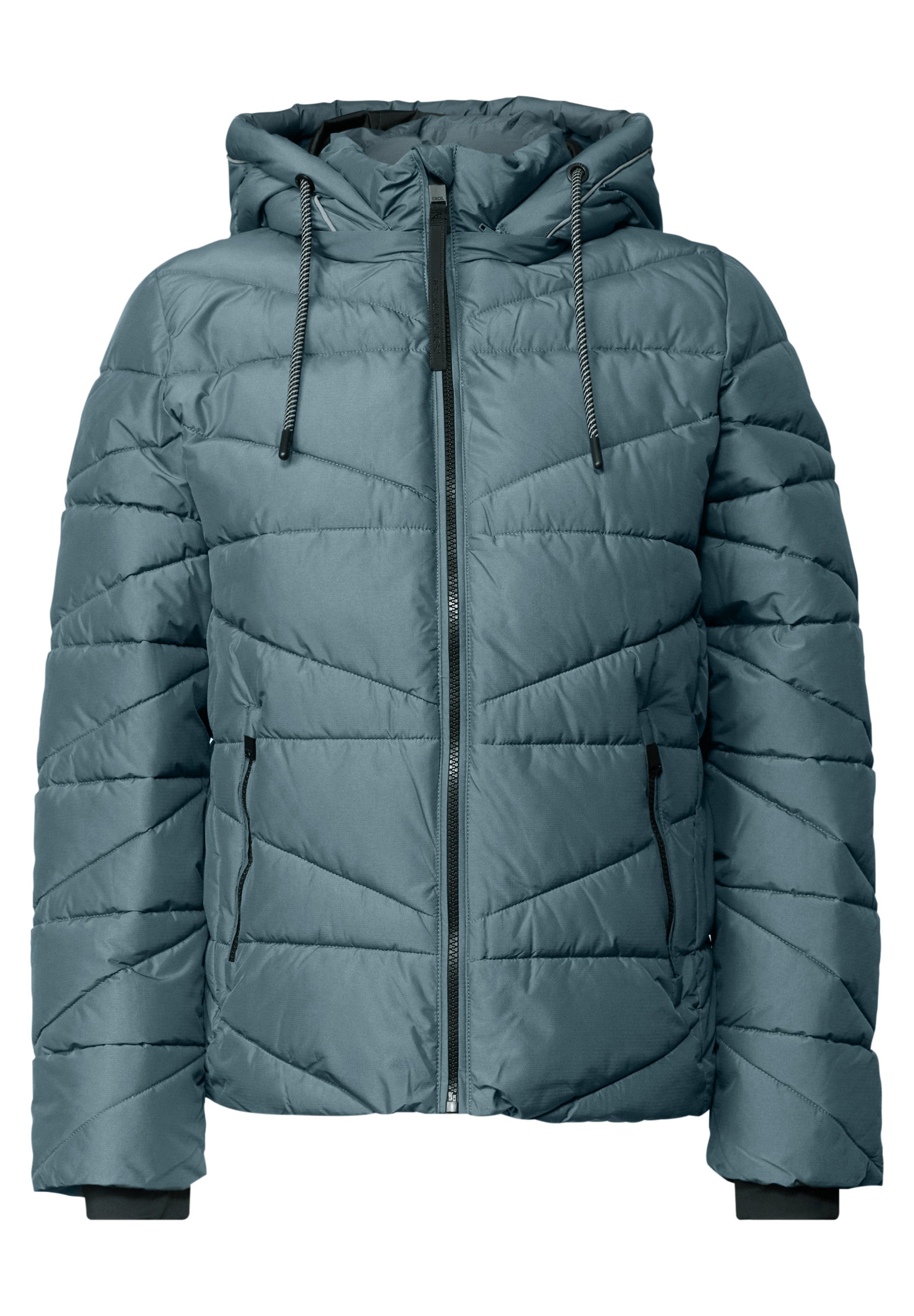 CECIL Steppjacke mit Kapuze und Zipper