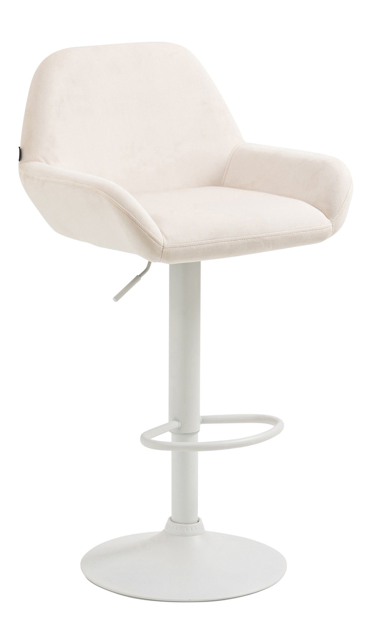 Barhocker Barhocker Braga Samt weiß