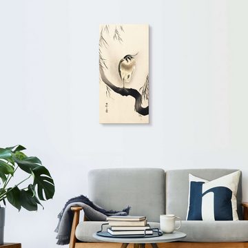 Posterlounge Forex-Bild Ohara Koson, Reiher auf einer Trauerweide, Malerei