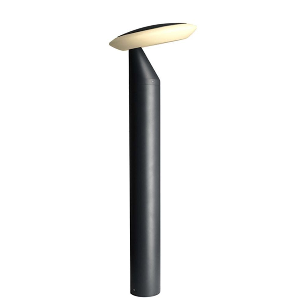 Licht-Trend LED Pollerleuchte Bermu ausgefallene LED-Pollerleuchte IP65 H 60cm Anthrazit Anthrazit, Warmweiß