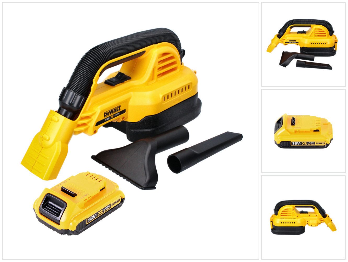 DeWalt Akku-Handstaubsauger DCV 517 Akku Ручные пылесосы 18 V 1,9 L + 1x Akku 2,0 Ah - ohne Ladeg
