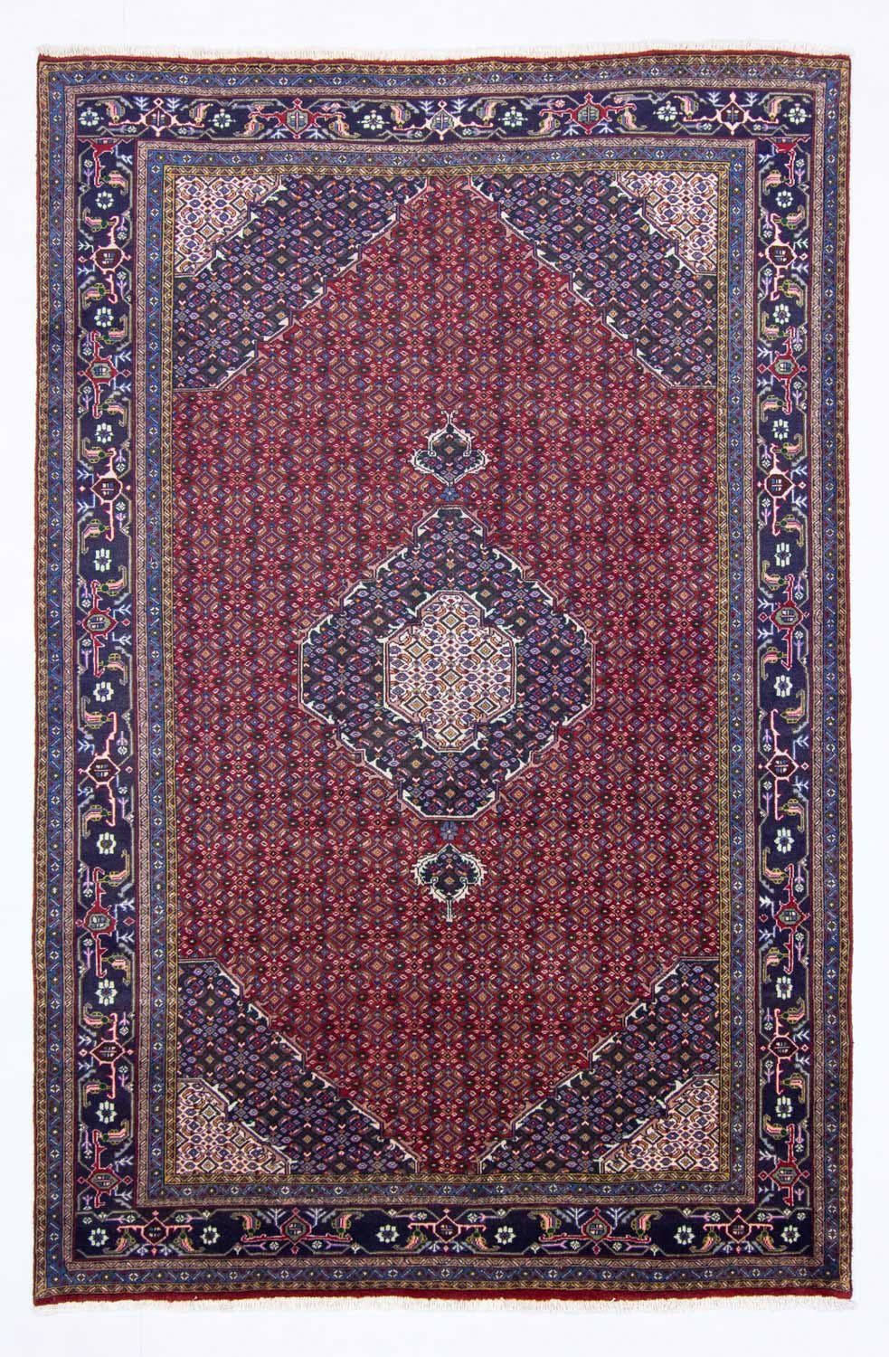 Wollteppich Ardebil Medaillon Rosso scuro 287 x 192 cm, morgenland, rechteckig, Höhe: 10 mm, Unikat mit Zertifikat