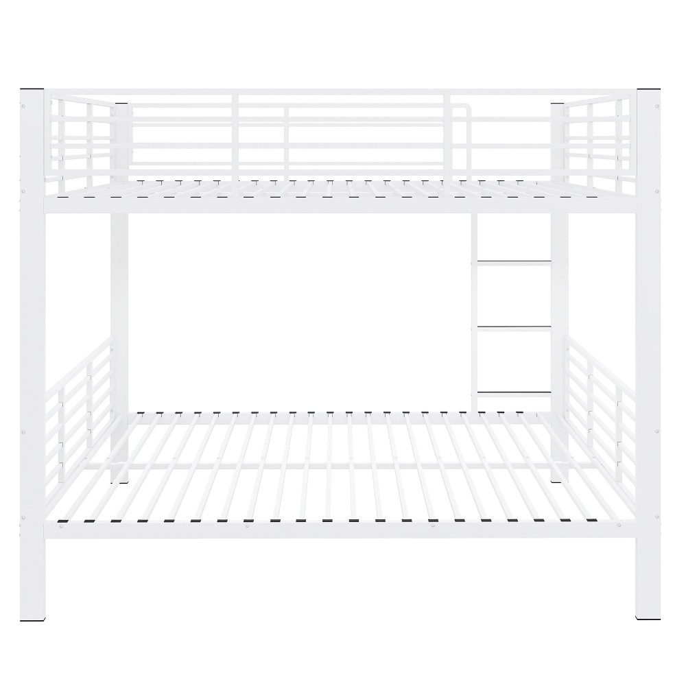 BBWL Metallbett Doppelstockbett bis 400 kg, geräuschlos, Sicherheitsgeländer, Etagenbett 140x200 Metall für Erwachsene – Bild 2 von 5