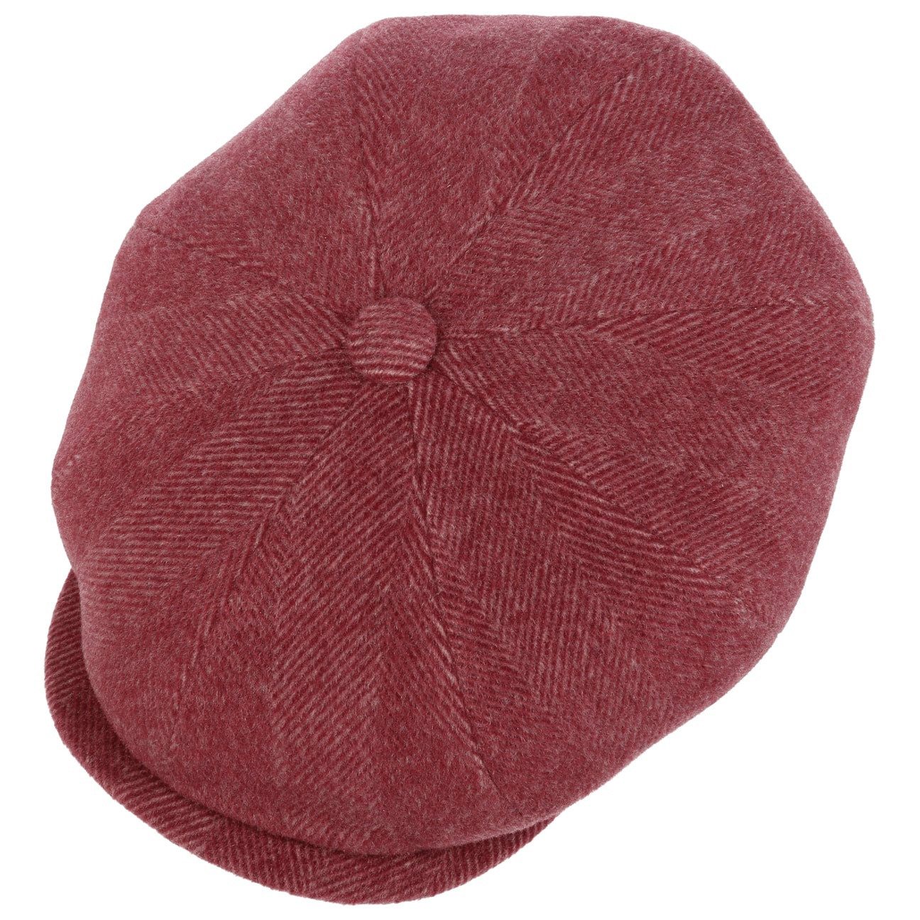 Alfonso D´Este Flat Cap (1-St) Schirmmütze mit Schirm, Made in Italy