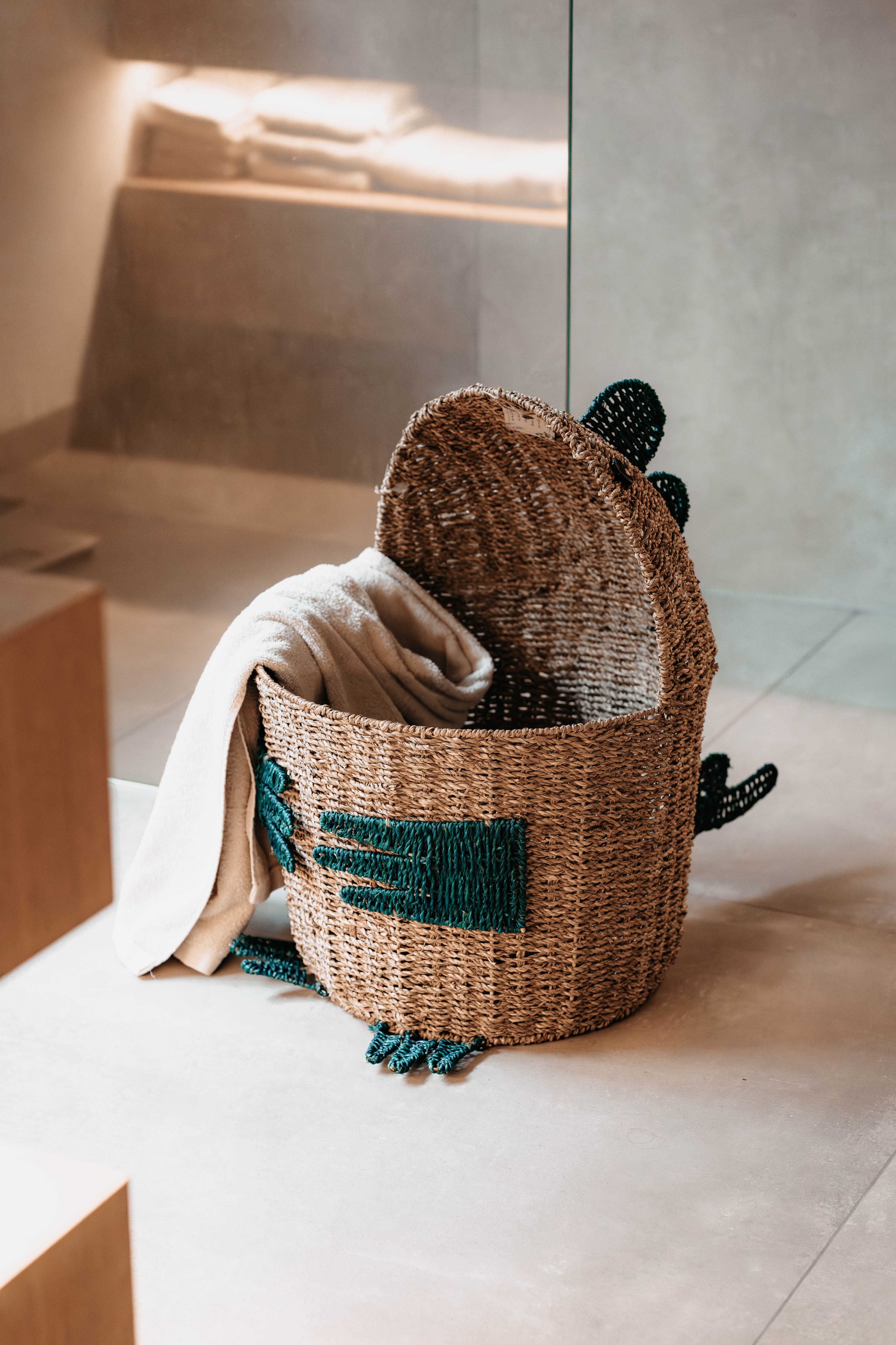 Kuzira Aufbewahrungskorb DER HUNGRIGE REX / Wäschekorb / Spielzeugkorb / Pa günstig online kaufen