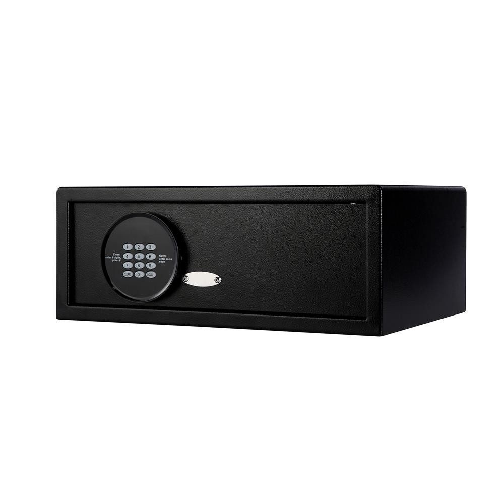 Olympia Tresor GOsafe H195 Elektroniksafe 26 L, Verdeckte Codeeingabe, Alarm, beleuchtete Tasten, 2 Metallbolzen
