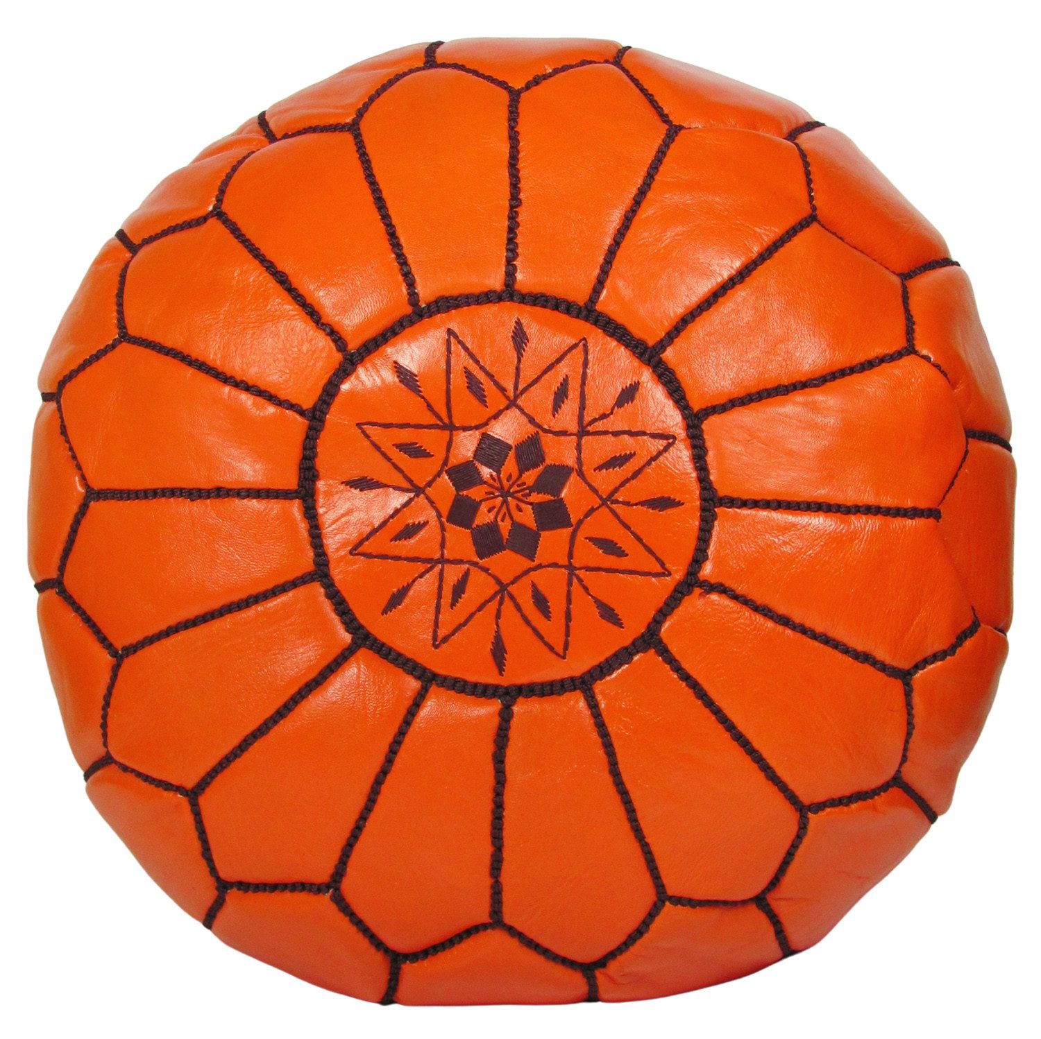 ALMADIH Pouf Leder Pouf Marokkanischer Echtleder günstig online kaufen