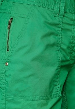 Cecil Shorts Cecil Loose Fit Shorts in Fresh Green (1-tlg) Zipper