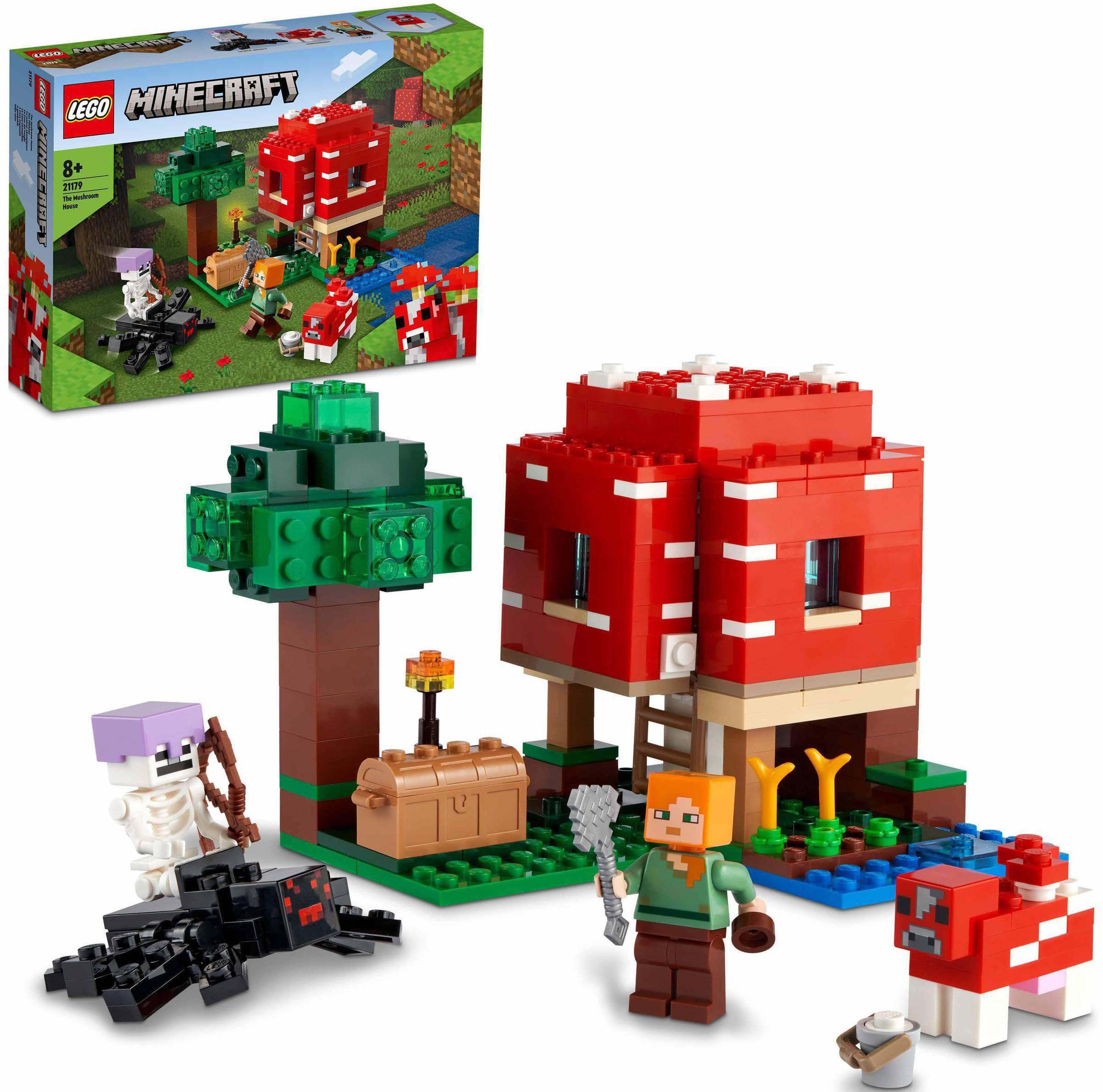 Das Pilzhaus (21179), LEGO® Minecraft™ Konstruktionsspielsteine