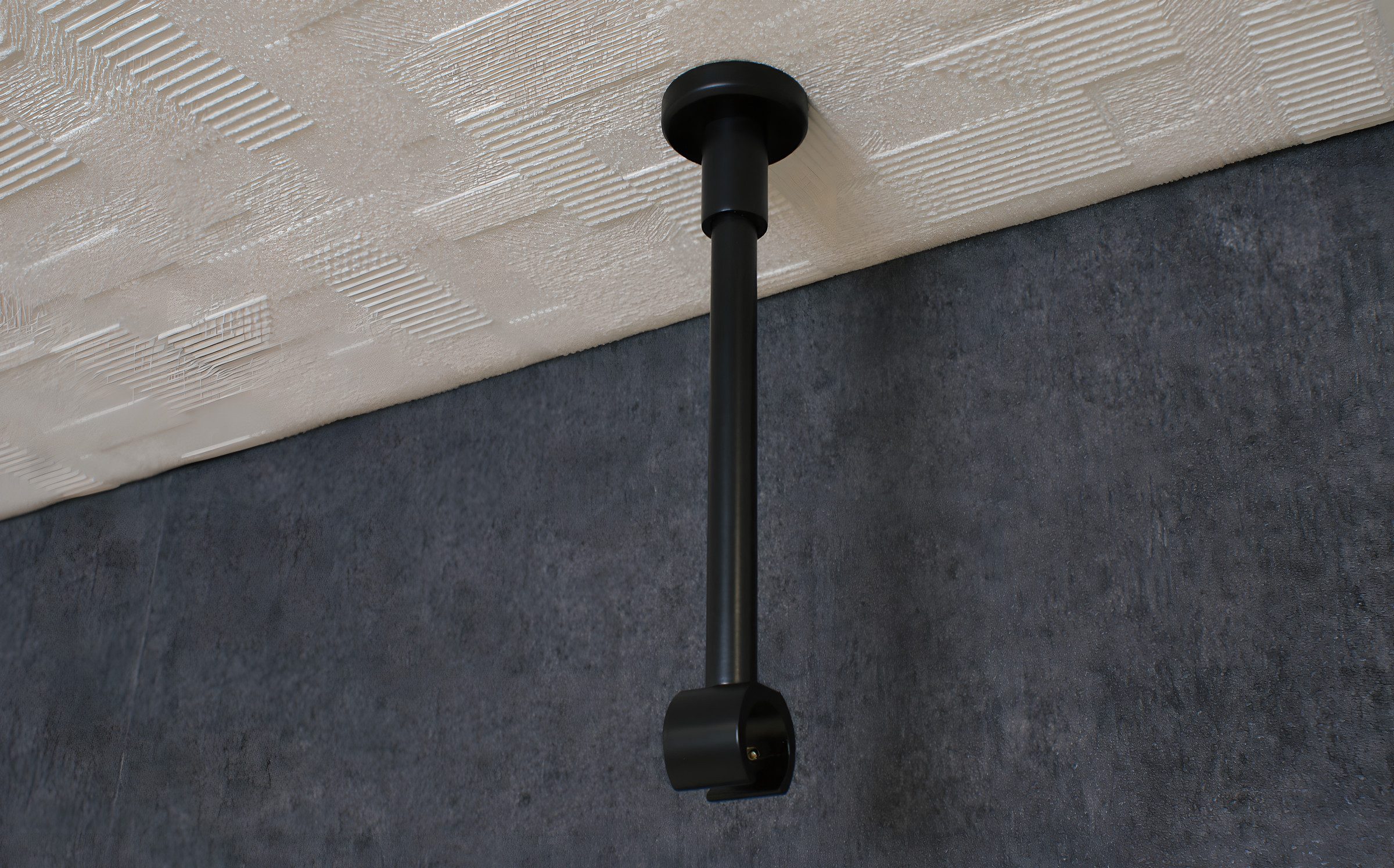 iso-design Gardinenstangenhalter Deckenträger für 20 mm Gardinenstangen großer Deckenabstand kürzbar, 20 mm, (1 Stück), Deckenabstand mit Metallsäge kürzbar – Bild 4 von 5
