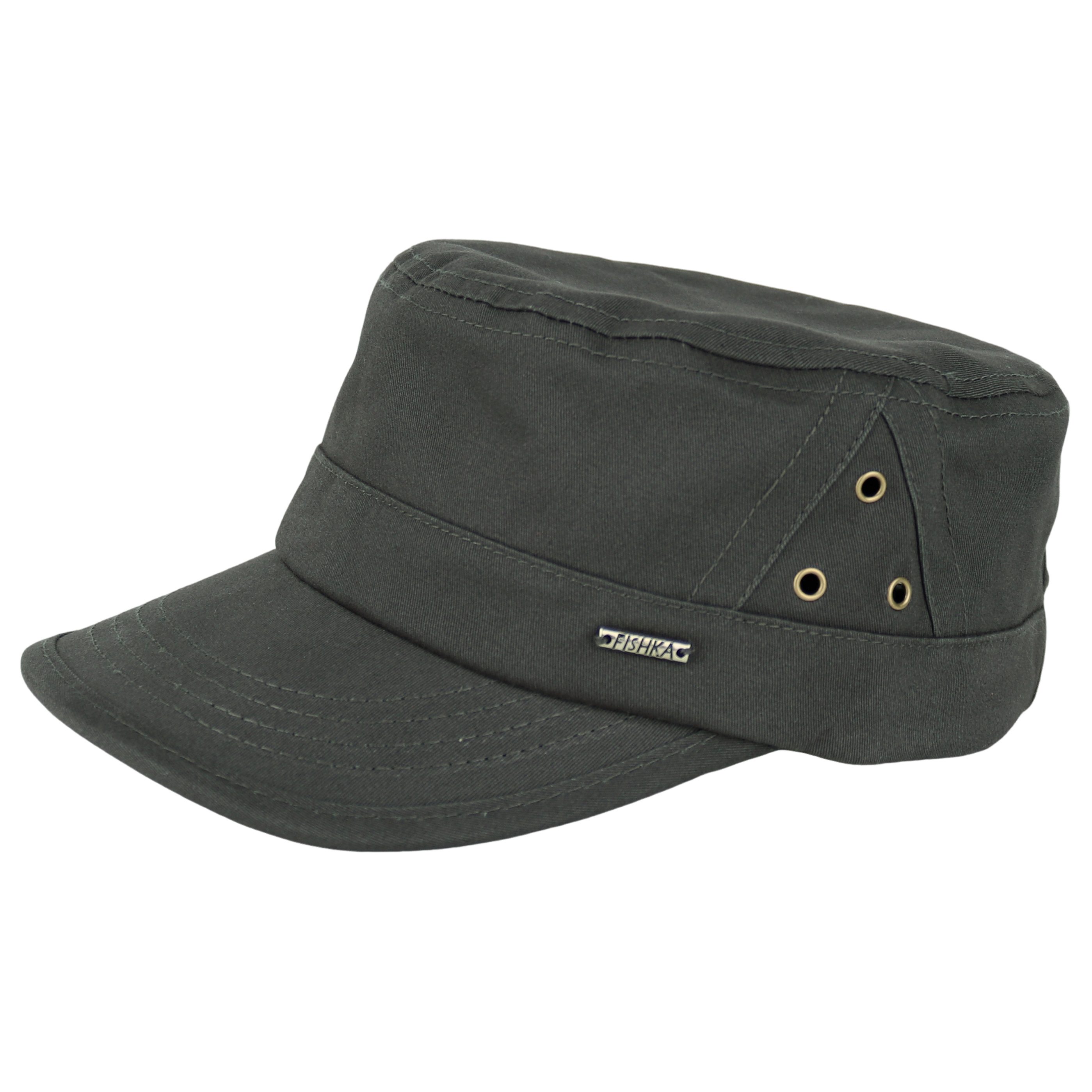 MIRROSI Army Cap Military Cap aus reinem Baumwolle mit Shirm (Kappe, Outdoor Cap, Feldmütze) Atmungsaktiv, Einheitsgröße, Unisex, Damen Herren