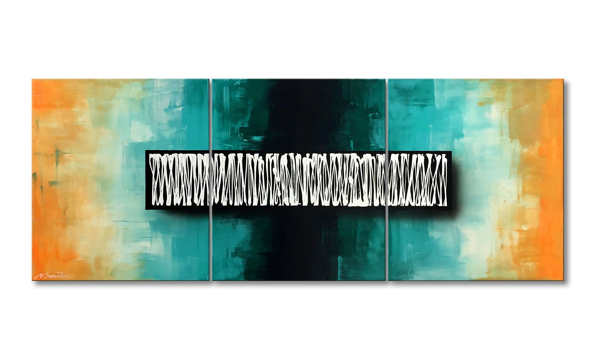 WandbilderXXL Gemälde Single 180 x 70 cm, Abstraktes Gemälde, handgemaltes Unikat