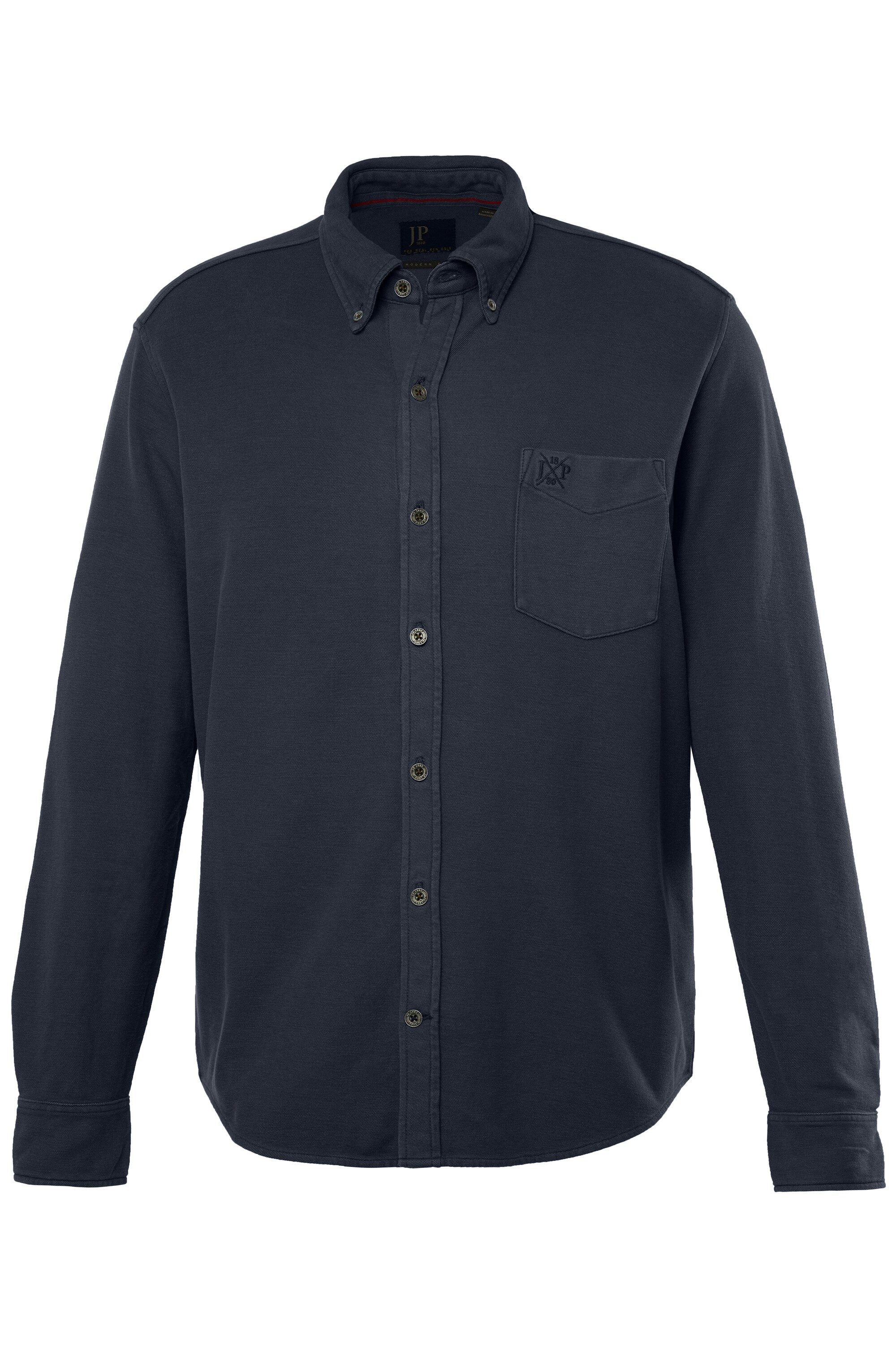 JP1880 Businesshemd Piqué-Hemd Langarm acid washed günstig online kaufen