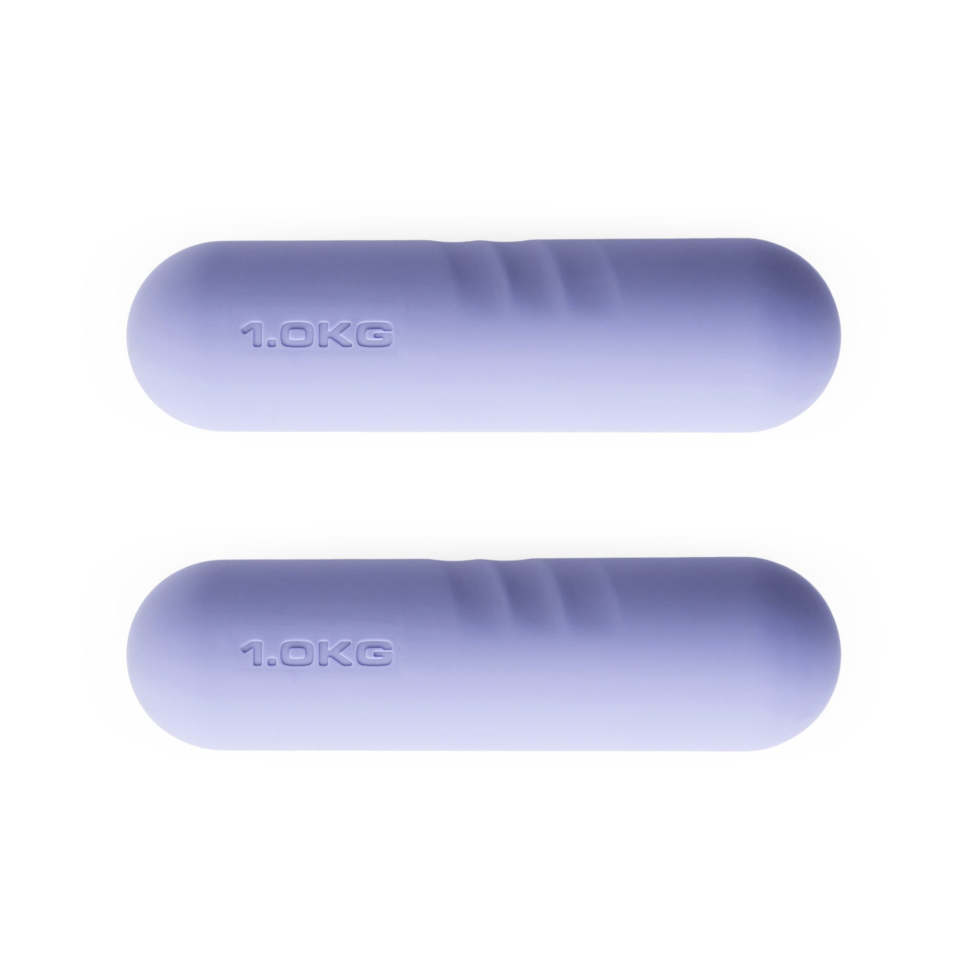 Kurzhantel aus Silikon 2er Set mit 1 / 2 kg pro Hantel, rutschfeste Gewichte