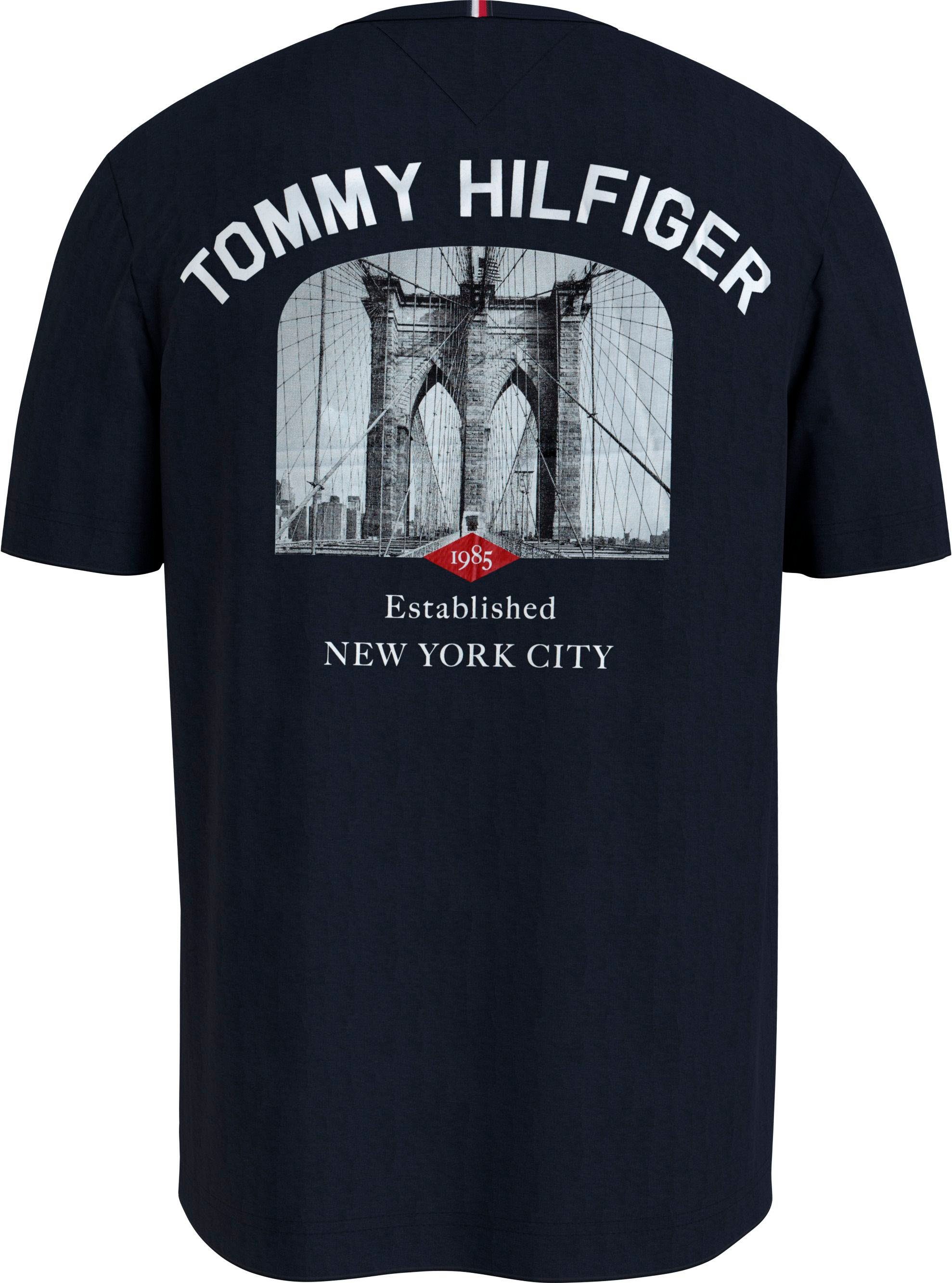 Tommy Hilfiger TEE Desert Sky BRIDGE T-Shirt Rundhalsausschnitt PHOTOPRINT mit