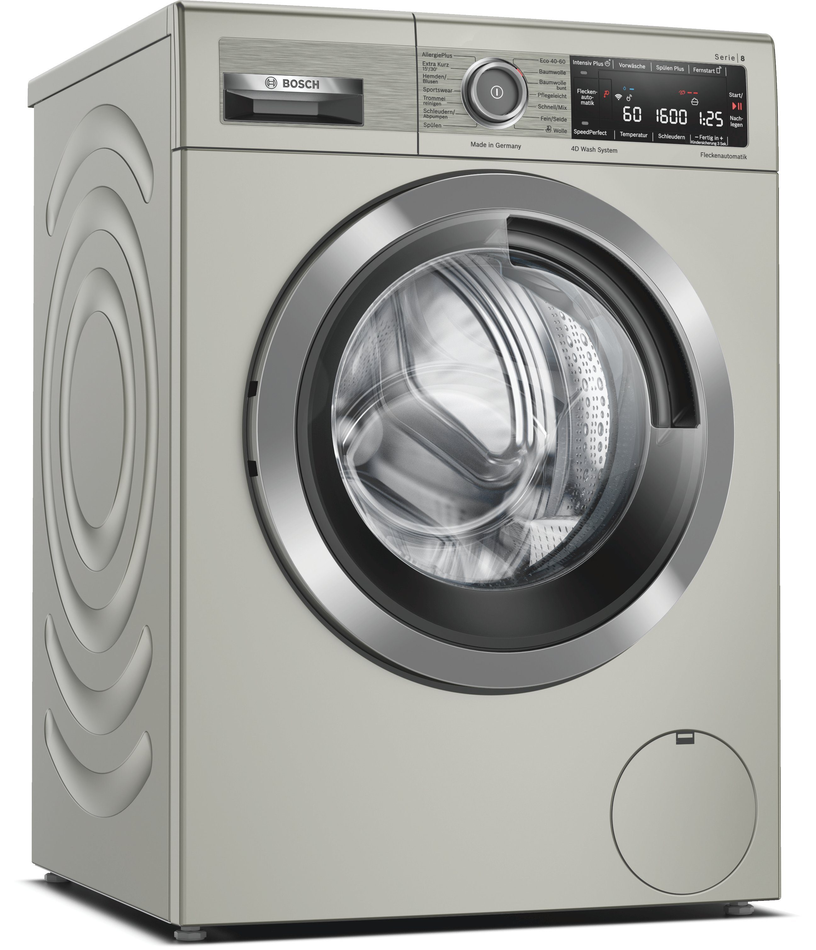Wash 10 EcoSilence 4D Serie kg, 8 Connect BOSCH WAX32MX0, Drive, Fleckenautomatik, U/min, System, 1600 Home Waschmaschine