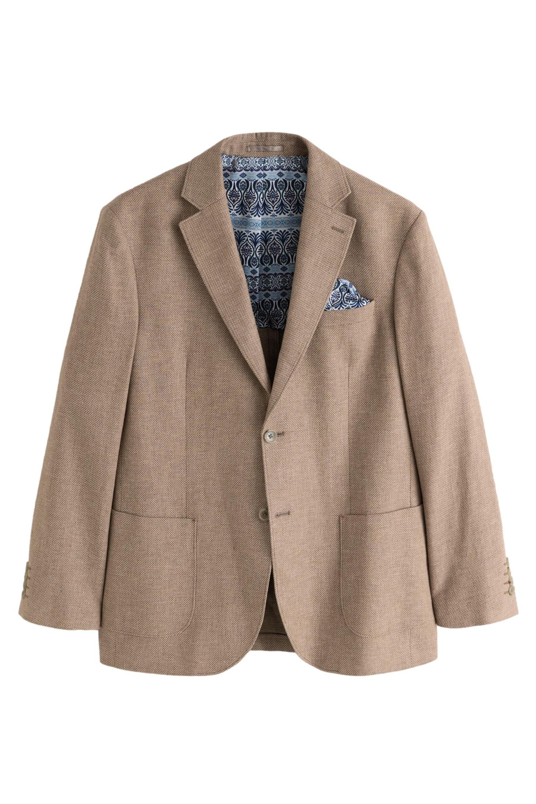 Next Jackenblazer Strukturierter Blazer aus Leinenmix, Regular Fit (1-tlg)