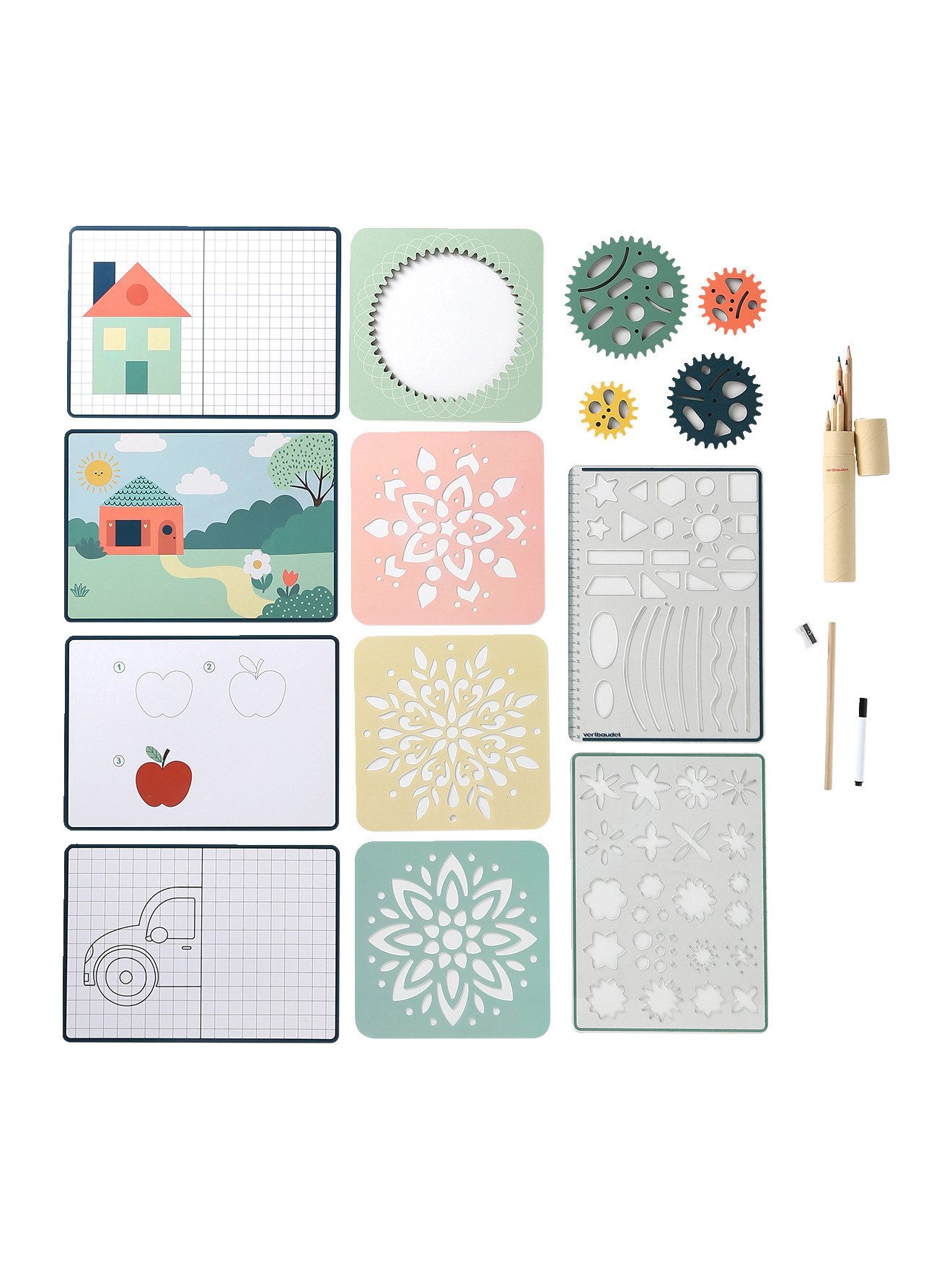 vertbaudet Tafel Zeichenbox Holz FSC® Kinder