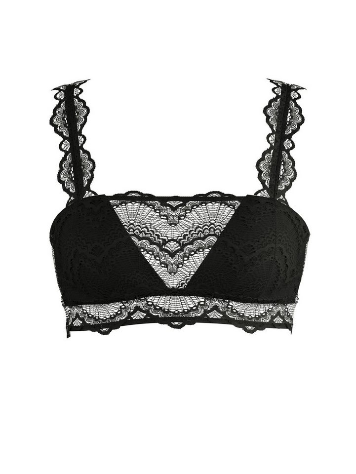 CALIDA Bustier Love Lace Damen (1-tlg) feine Spitze, breite Träger und bügelloser Komfort