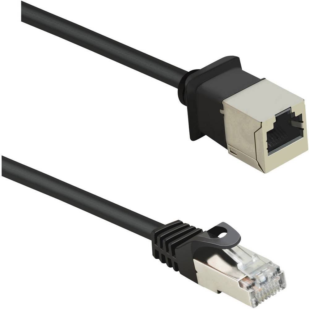 Renkforce CAT5e F/UTP Netzwerk-Verlängerungskabel 1 m LAN-Kabel