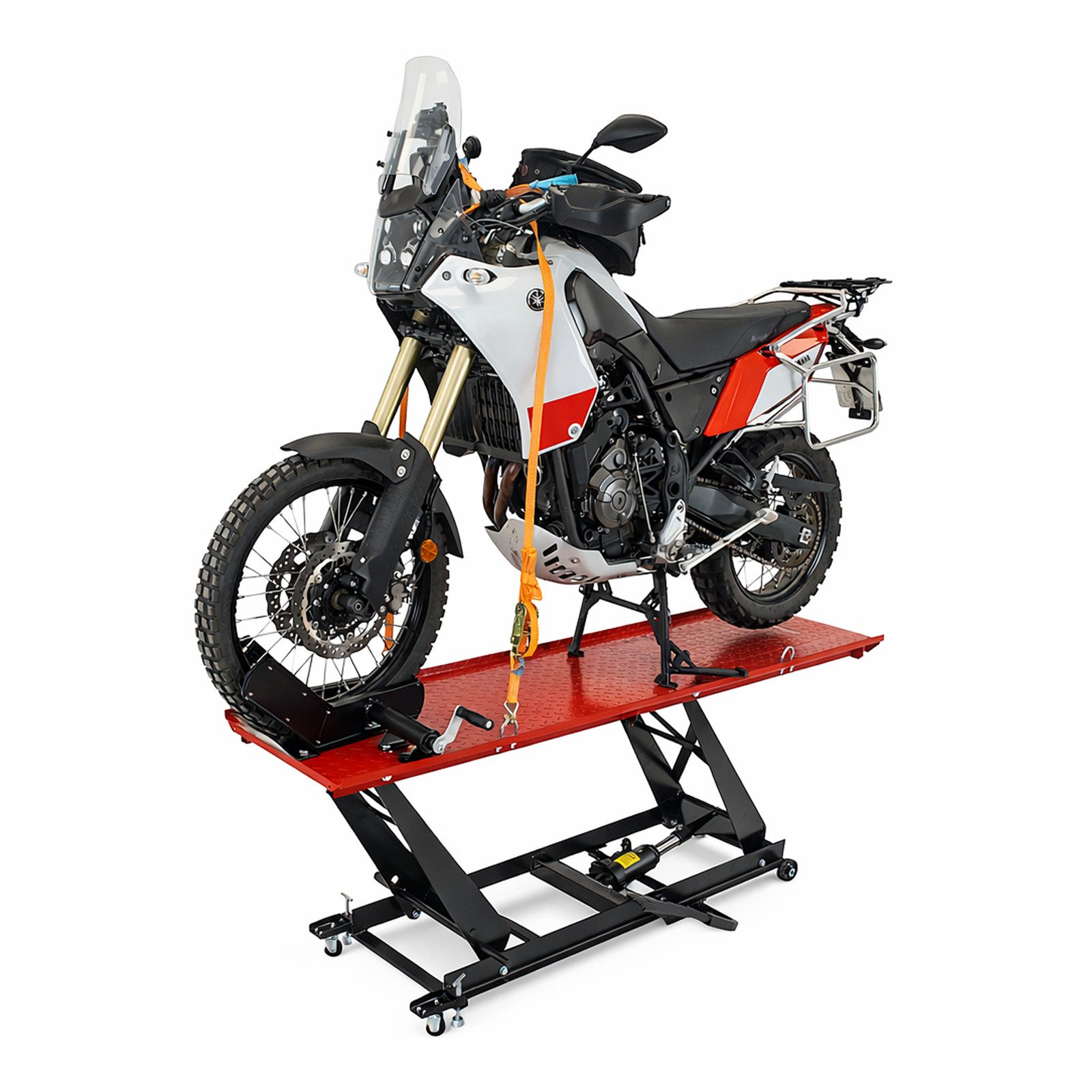 Hydraulikheber Motorradhebebühne hydraulisch 450 kg Breite 55 cm Parallelhub Heber